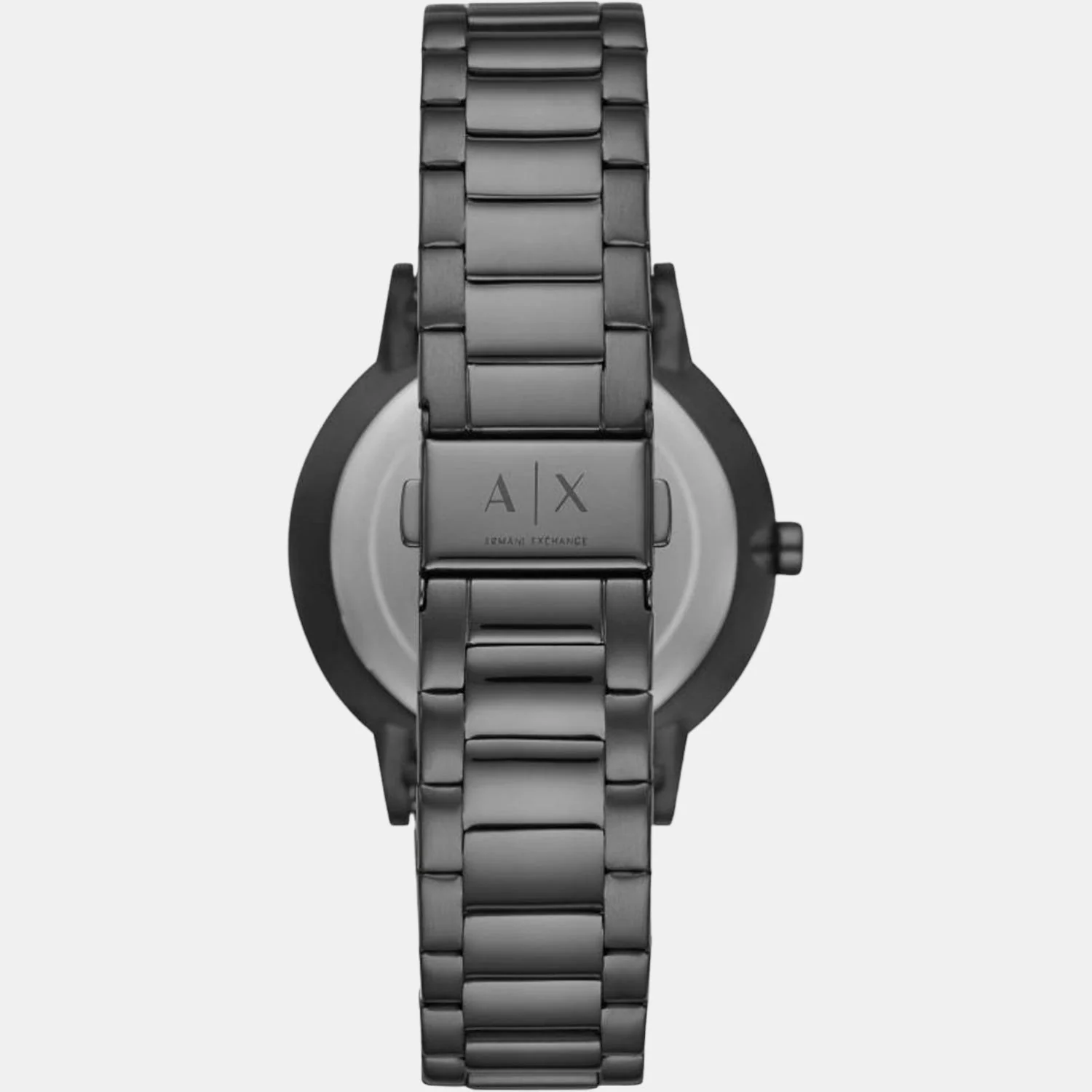 Men Quartz Grey Dial Analog Stainless Steel Watch AX2722 - Image 2