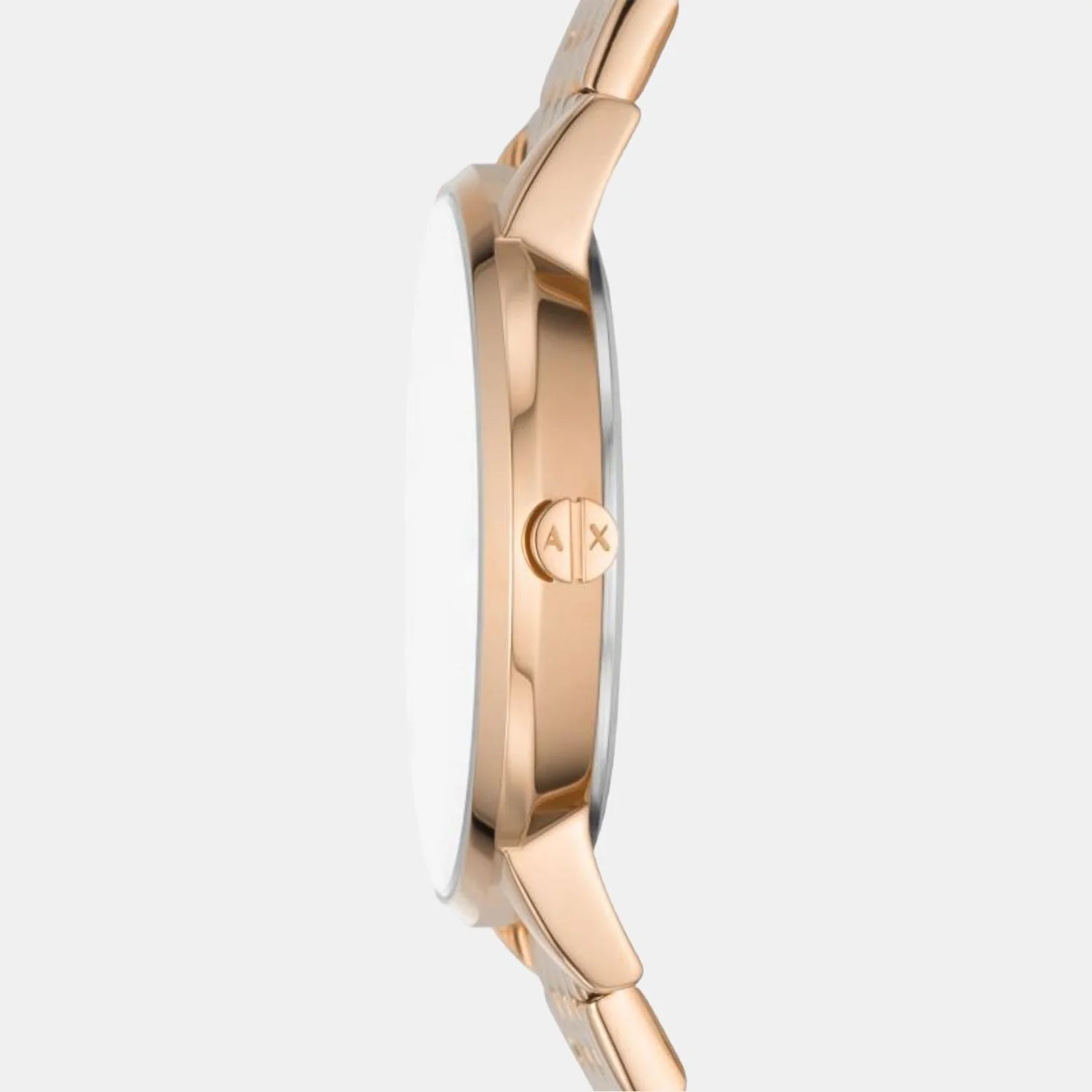 Na Women Quartz Rose Gold Dial Analog Stainless Steel Watch AX5581 - Image 2