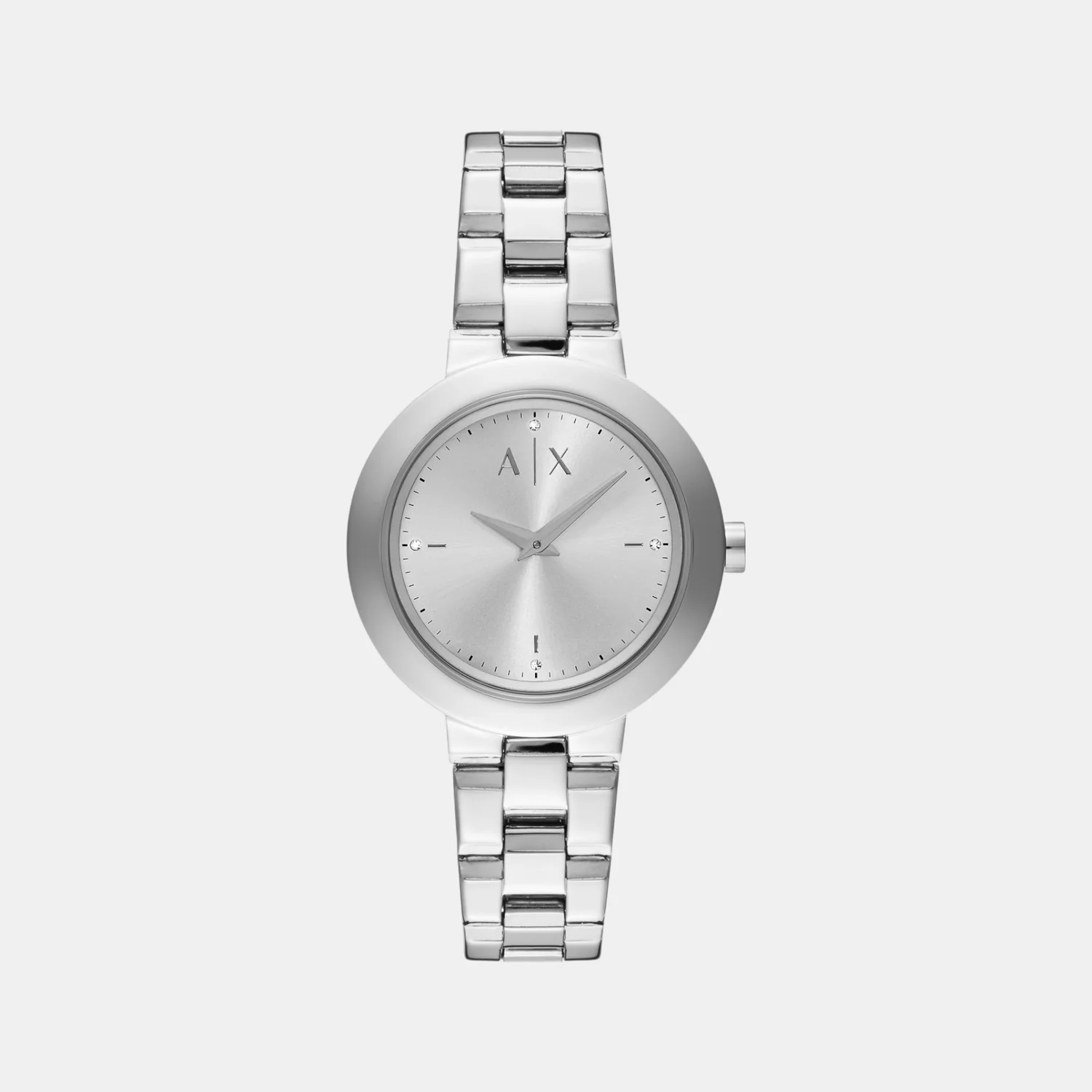 Na Women Quartz Silver Dial Analog Stainless Steel Watch AX5170 - Image 2