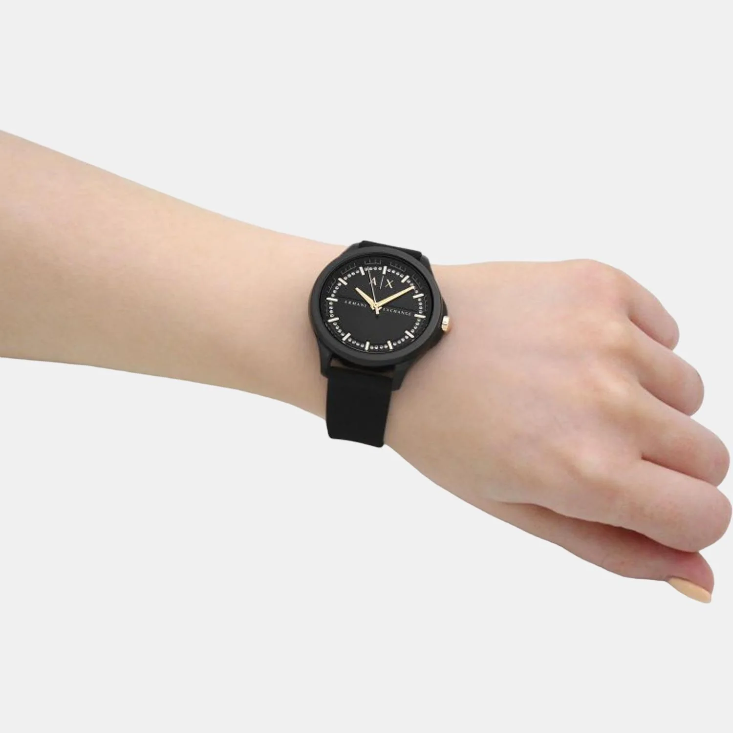 Women Quartz Black Dial Analog Silicone Watch AX5265 - Image 7