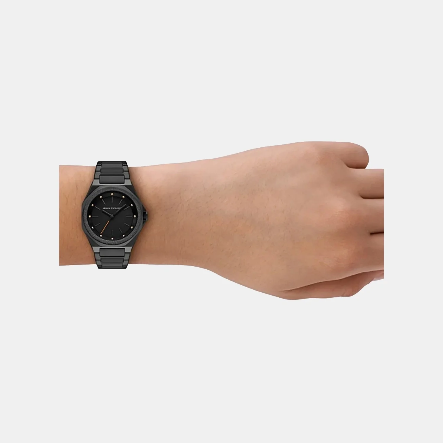 Women Quartz Black Dial Analog Stainless Steel Watch AX4621 - Image 4