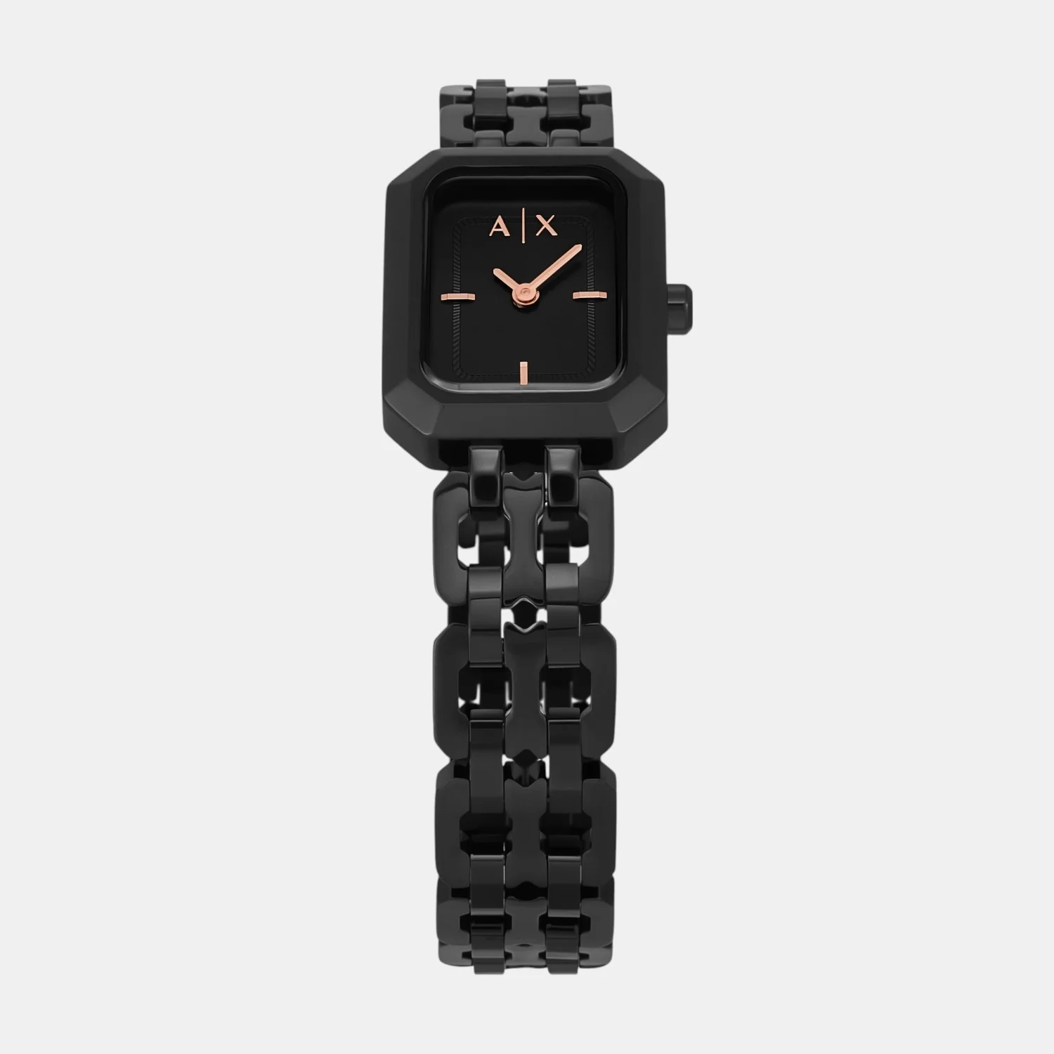 Women Quartz Black Dial Analog Stainless Steel Watch AX5813 - Image 3