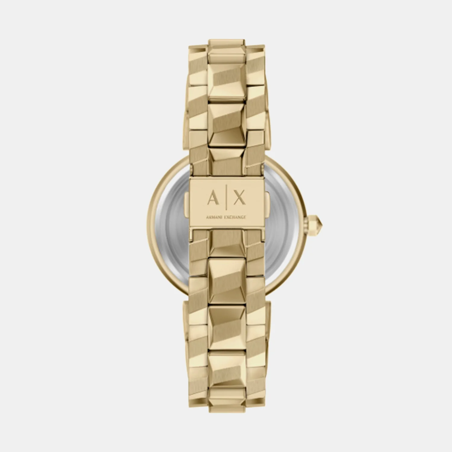 Women Quartz Gold Dial Analog Stainless Steel Watch AX4407 - Image 4