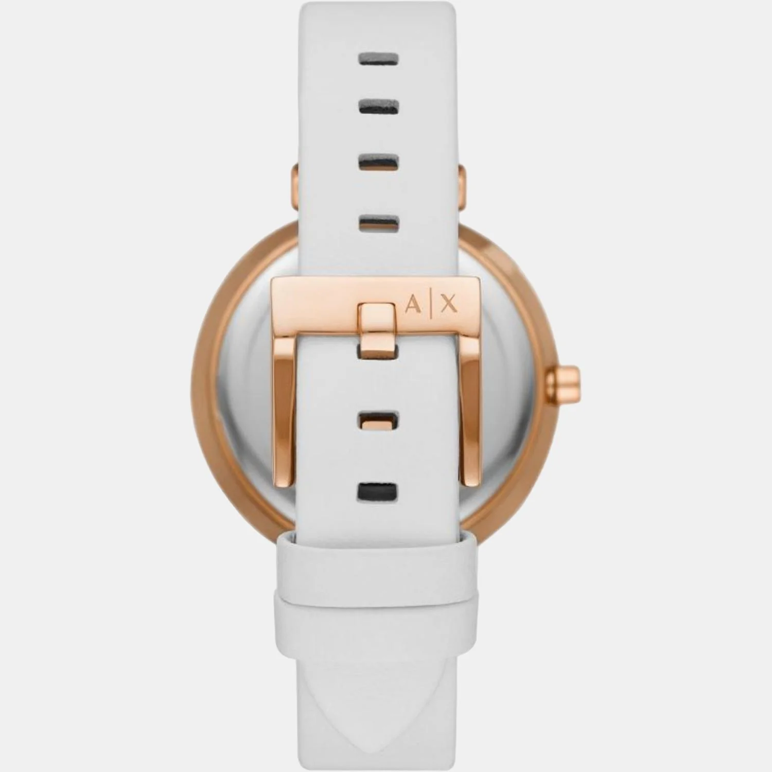Women Quartz Rose Gold Dial Analog Leather Watch AX5914 - Image 2