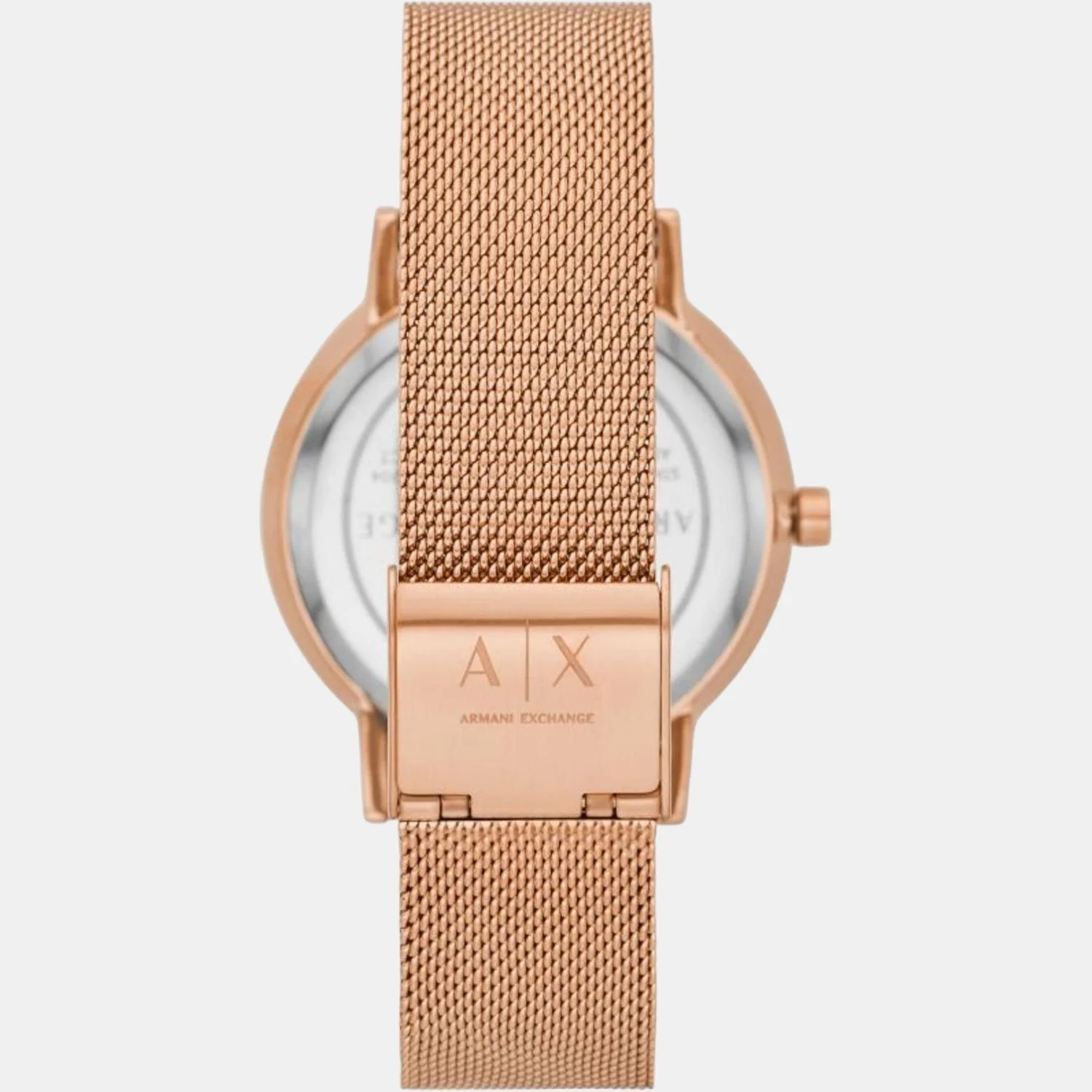 Women Quartz Rose Gold Dial Analog Stainless Steel Watch AX5584 - Image 2
