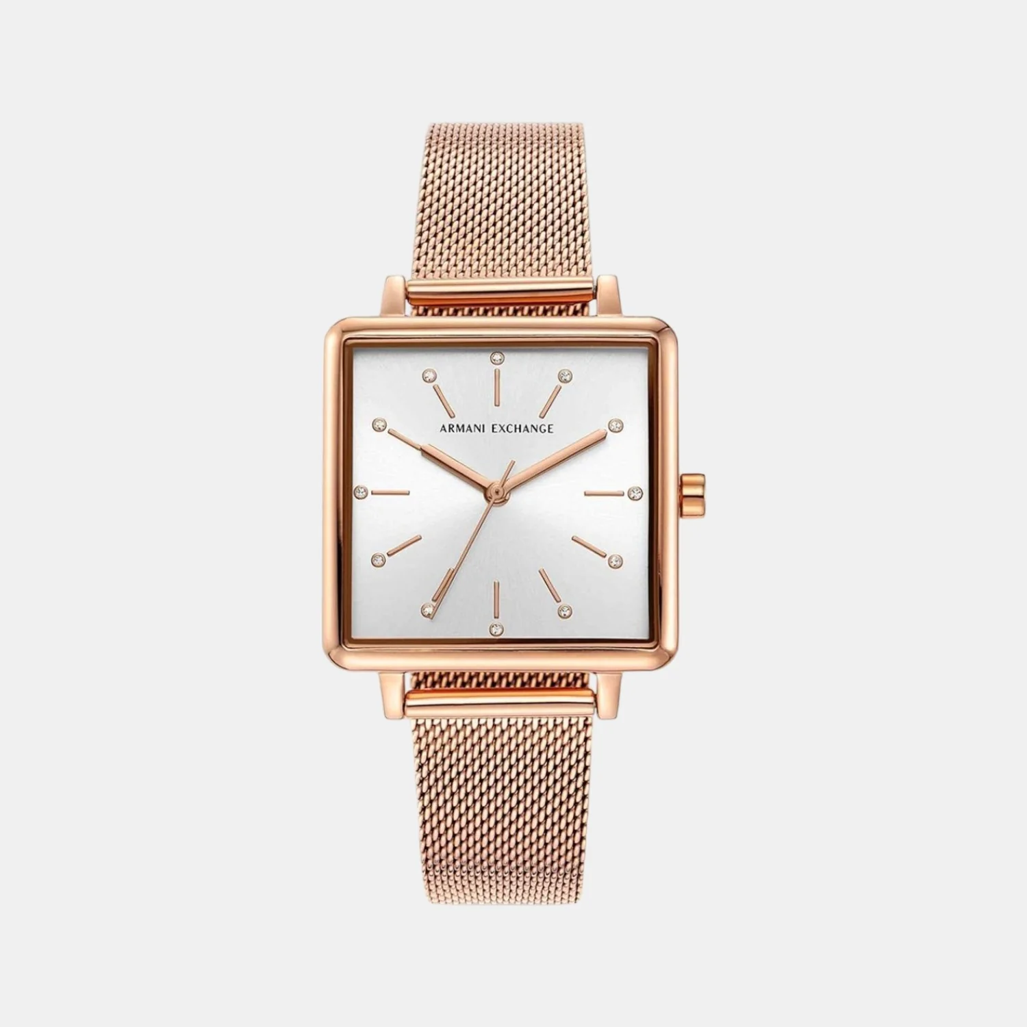 Women Quartz Rose Gold Dial Analog Stainless Steel Watch AX5802 - Image 2