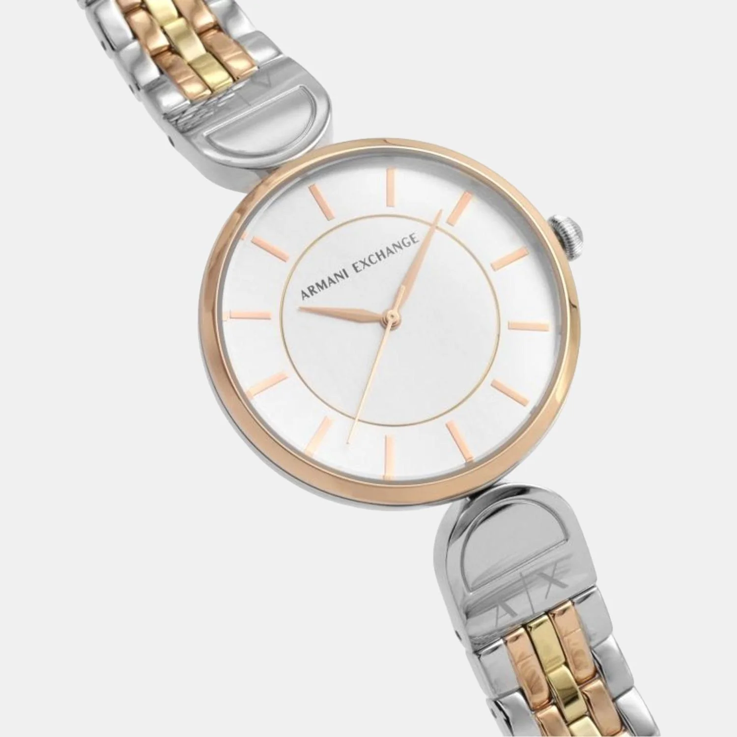 Women Quartz Silver Dial Analog Stainless Steel Watch AX5381 - Image 4
