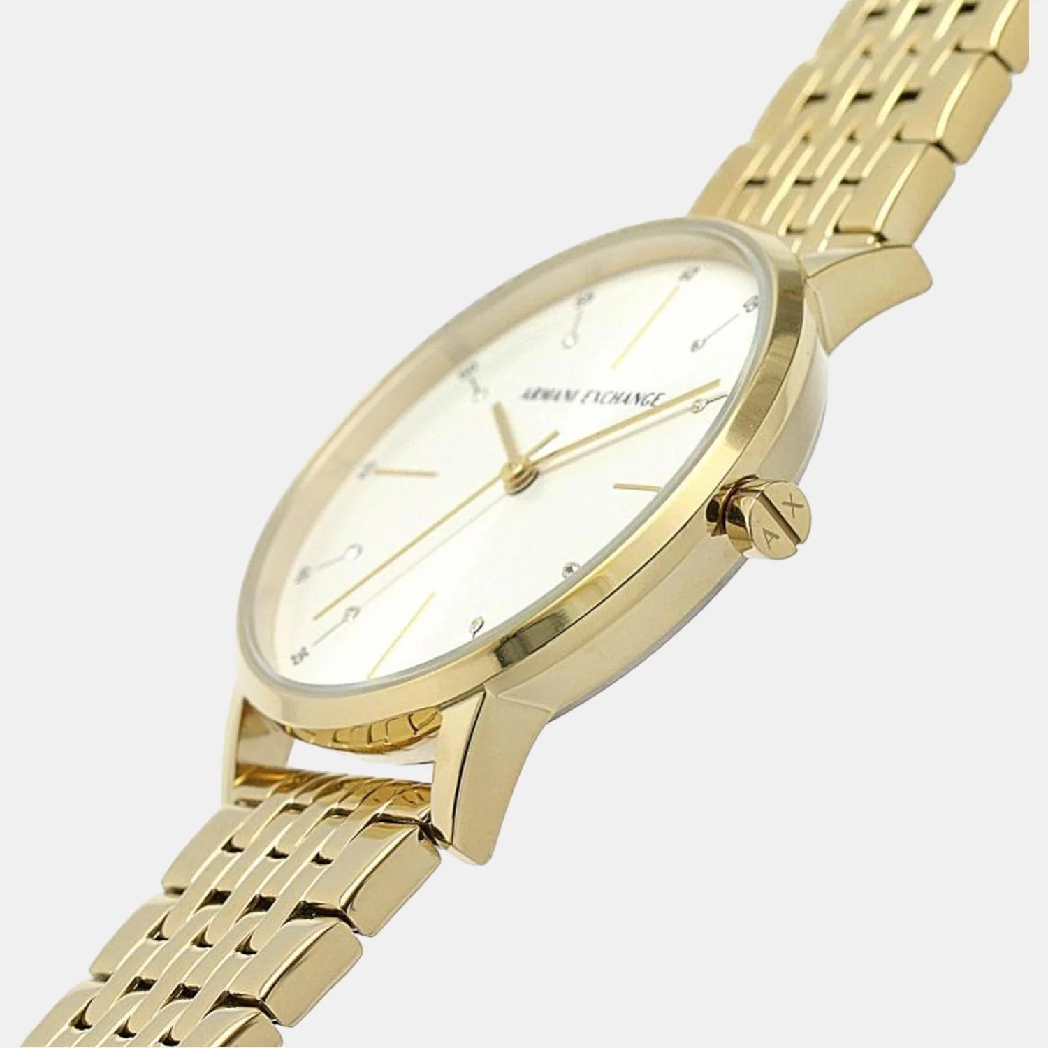 Women Quartz White Dial Analog Stainless Steel Watch AX5579 - Image 4