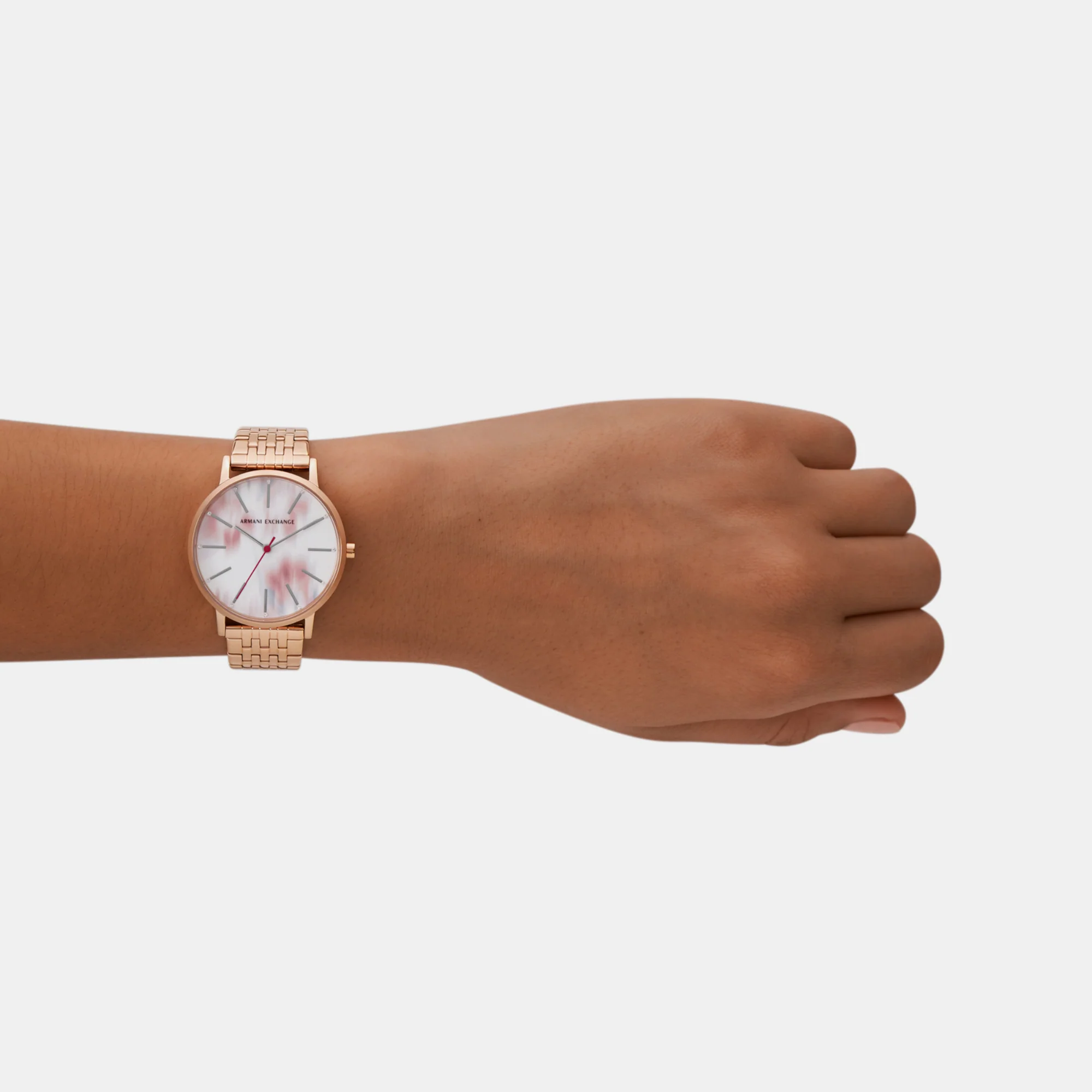 Women Quartz White Dial Analog Stainless Steel Watch AX5589 - Image 3