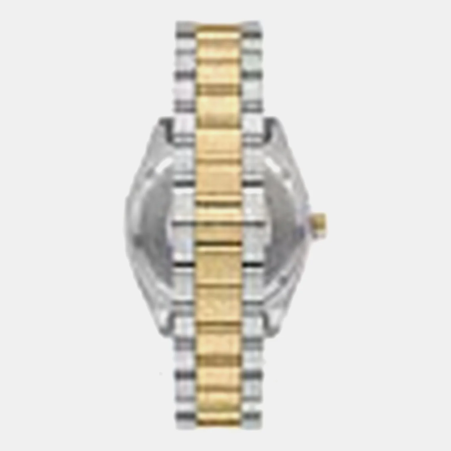 Men Quartz Black Dial Analog Steel Watch AR11715 - Image 3