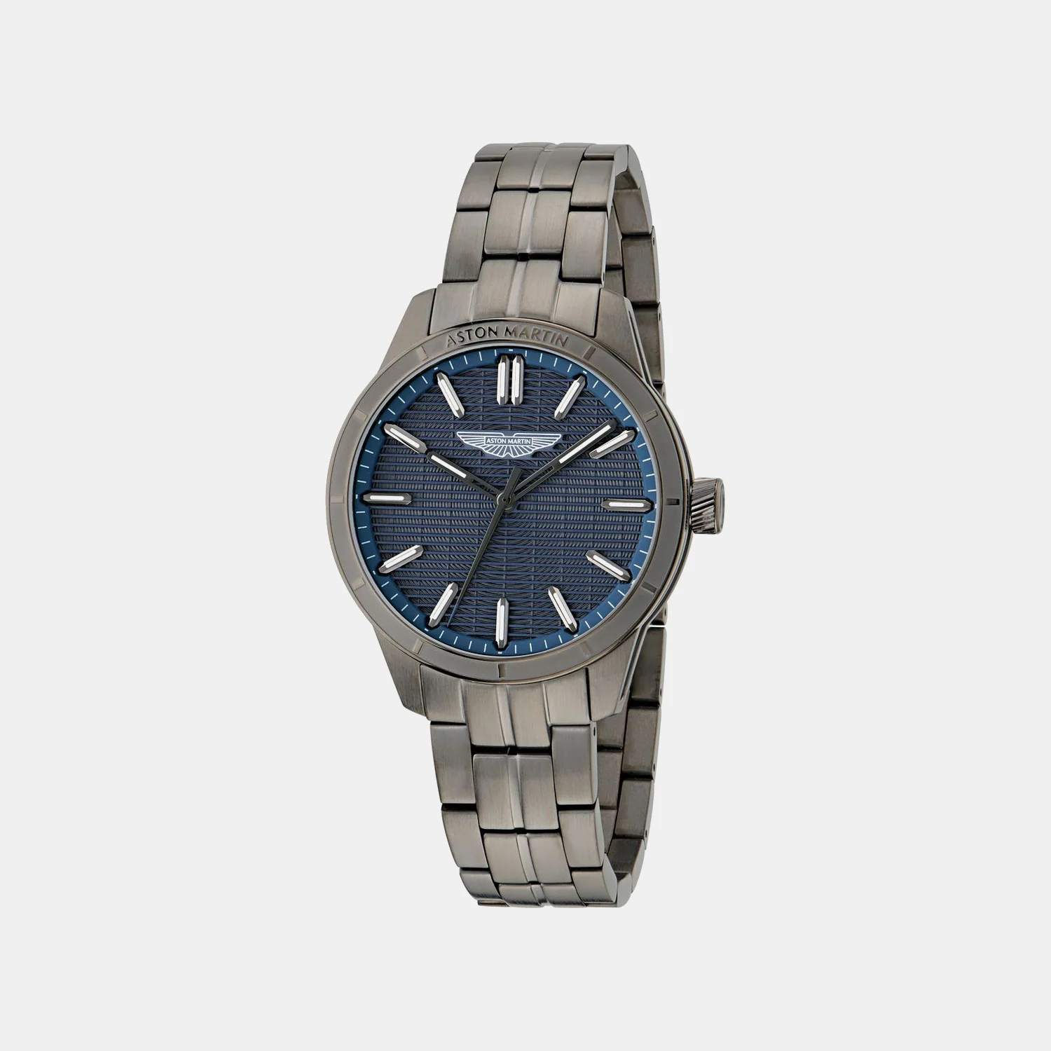 Aml Icon Men Quartz Blue Dial Analog Stainless Steel Watch MTIH1F5043E - Image 4