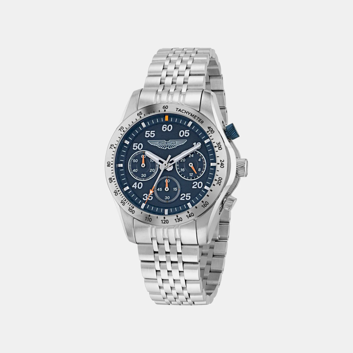 Aml Thrill Men Quartz Blue Dial Chronograph Stainless Steel Watch MTRS1F5033E - Image 4