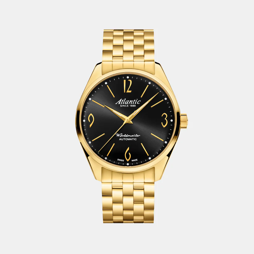 Men Automatic Black Dial Analog Stainless Steel Watch 51752.45.69GM