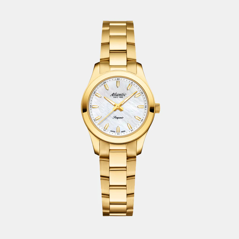 Women Quartz Mother Of Pearl Dial Analog Stainless Steel Watch 20335.45.07