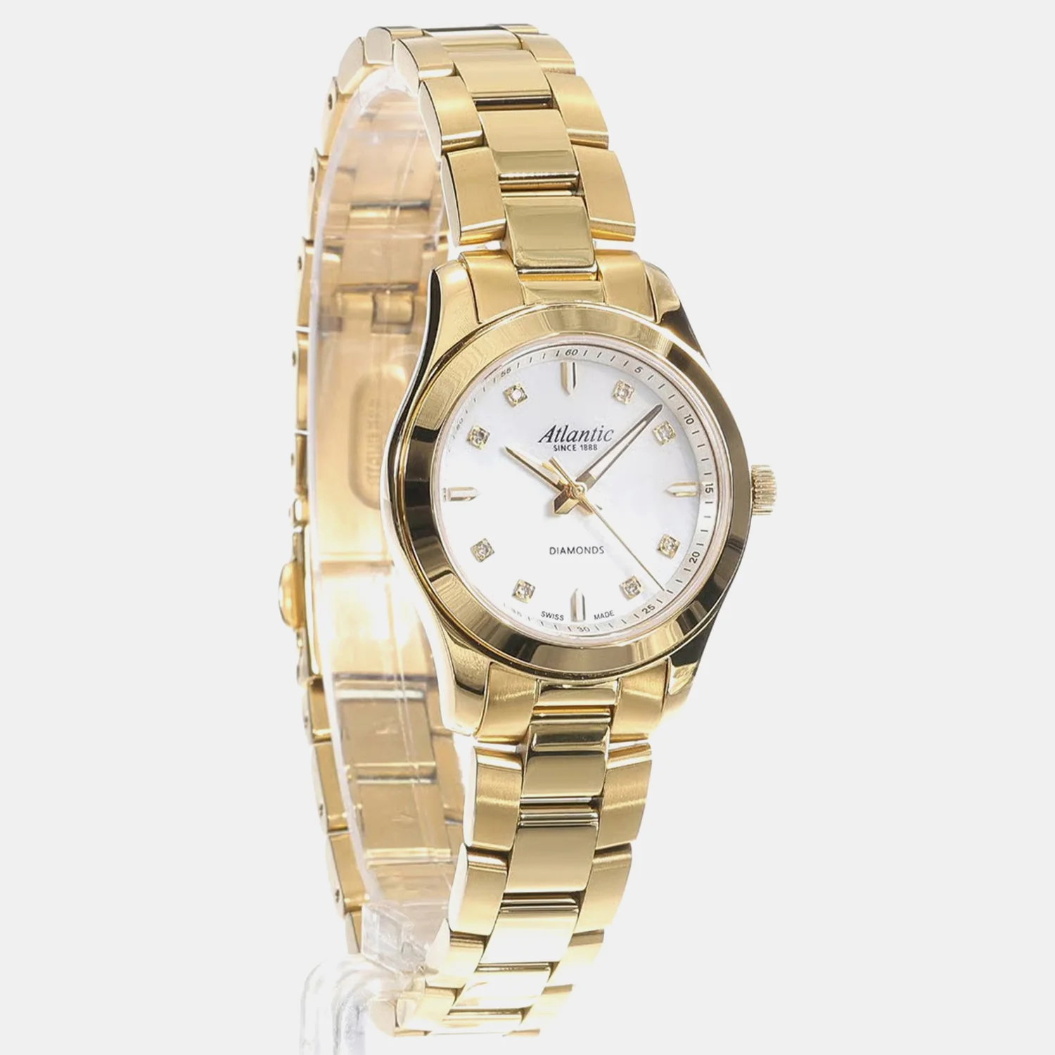 Women Quartz Mother Of Pearl Dial Analog Stainless Steel Watch 20335.45.07 - Image 2