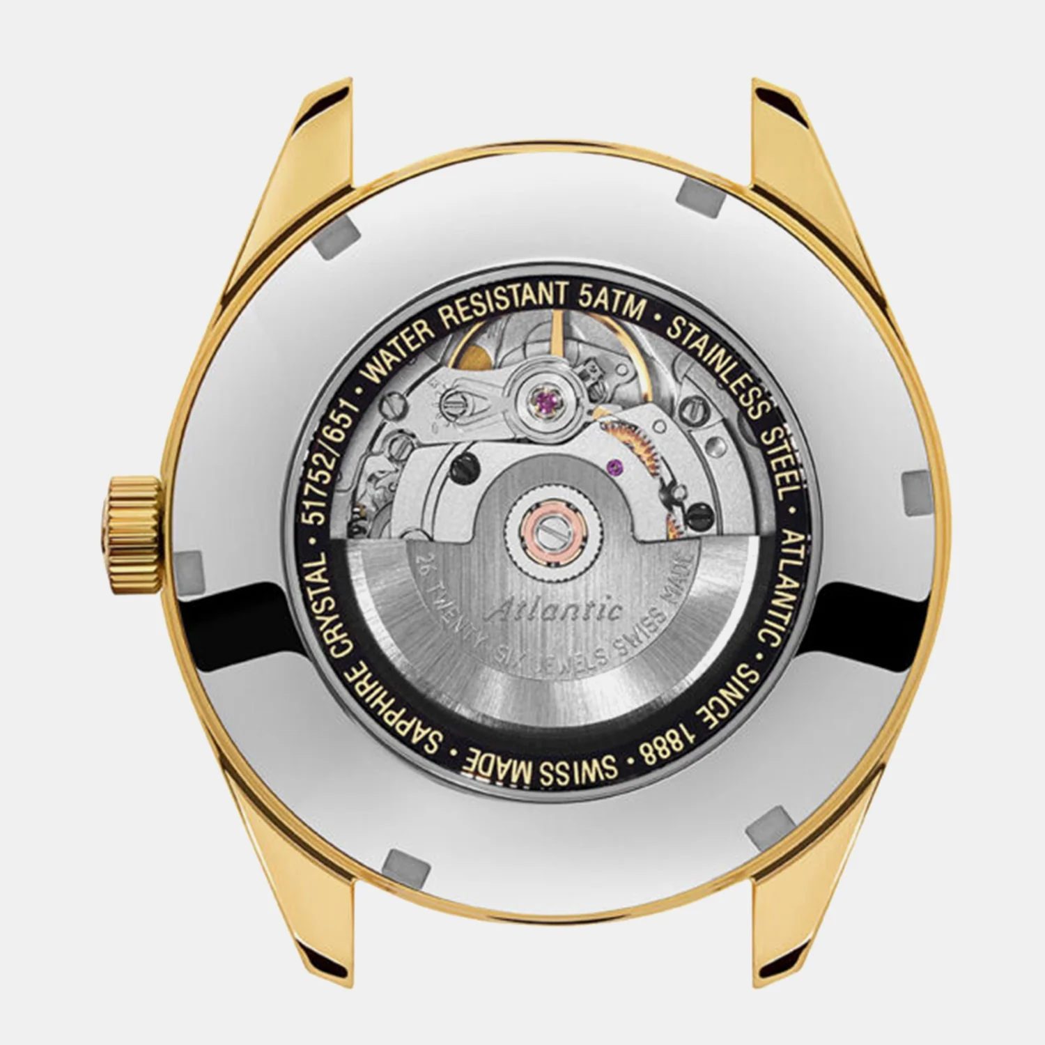 Worldmaster Men Automatic Red Dial Analog Stainless Steel Watch 51752.45.99GM - Image 2
