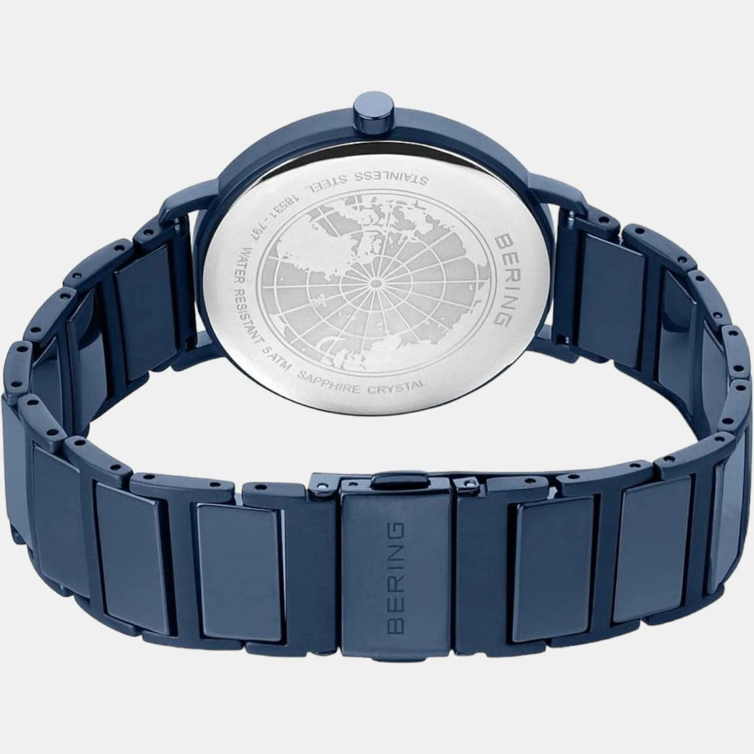 Men's Blue Analog Ceramic Watch 18531-797 - Image 3