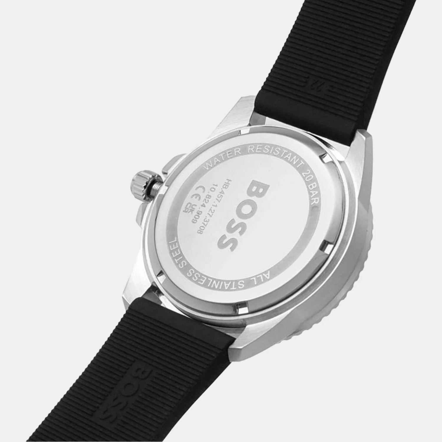 Ace Men Quartz Black Dial Analog Rubber Watch 1513913 - Image 5