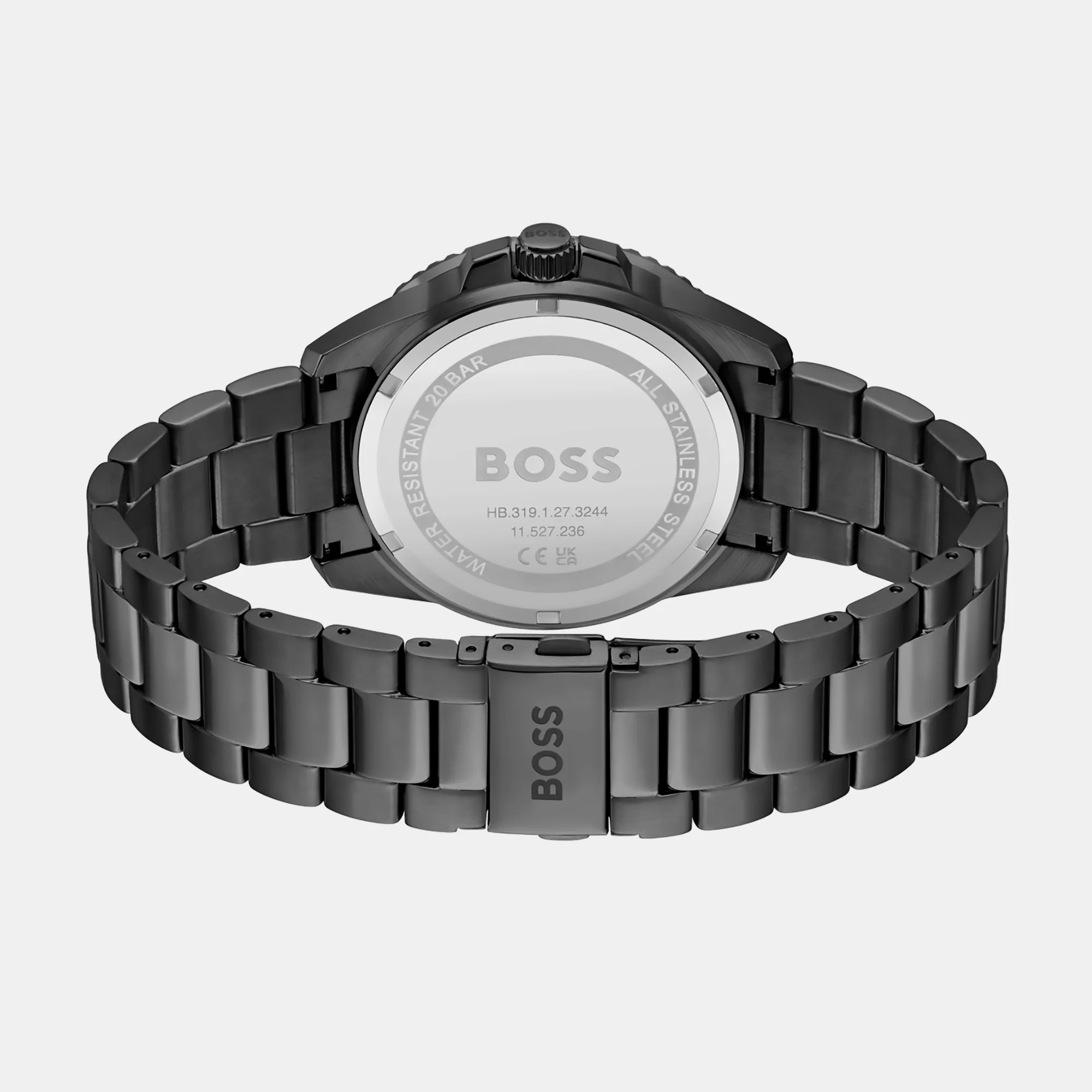 Ace Men Quartz Black Dial Analog Stainless Steel Watch 1514013 - Image 3