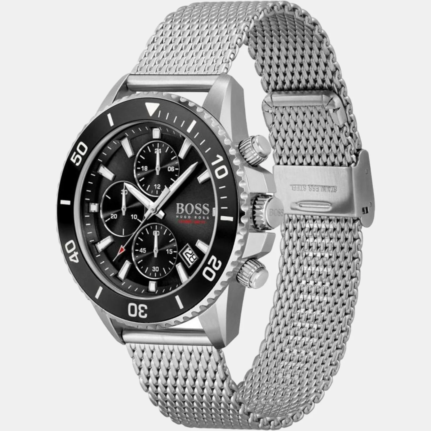 Admiral Men Quartz Black Dial Analog Stainless Steel Watch 1513904 - Image 3