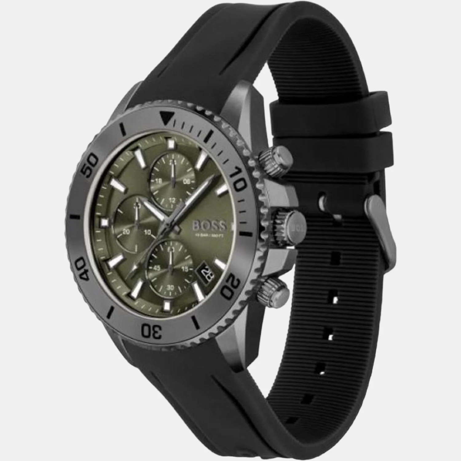 Admiral Men Quartz Green Dial Analog Rubber Watch 1513967 - Image 2