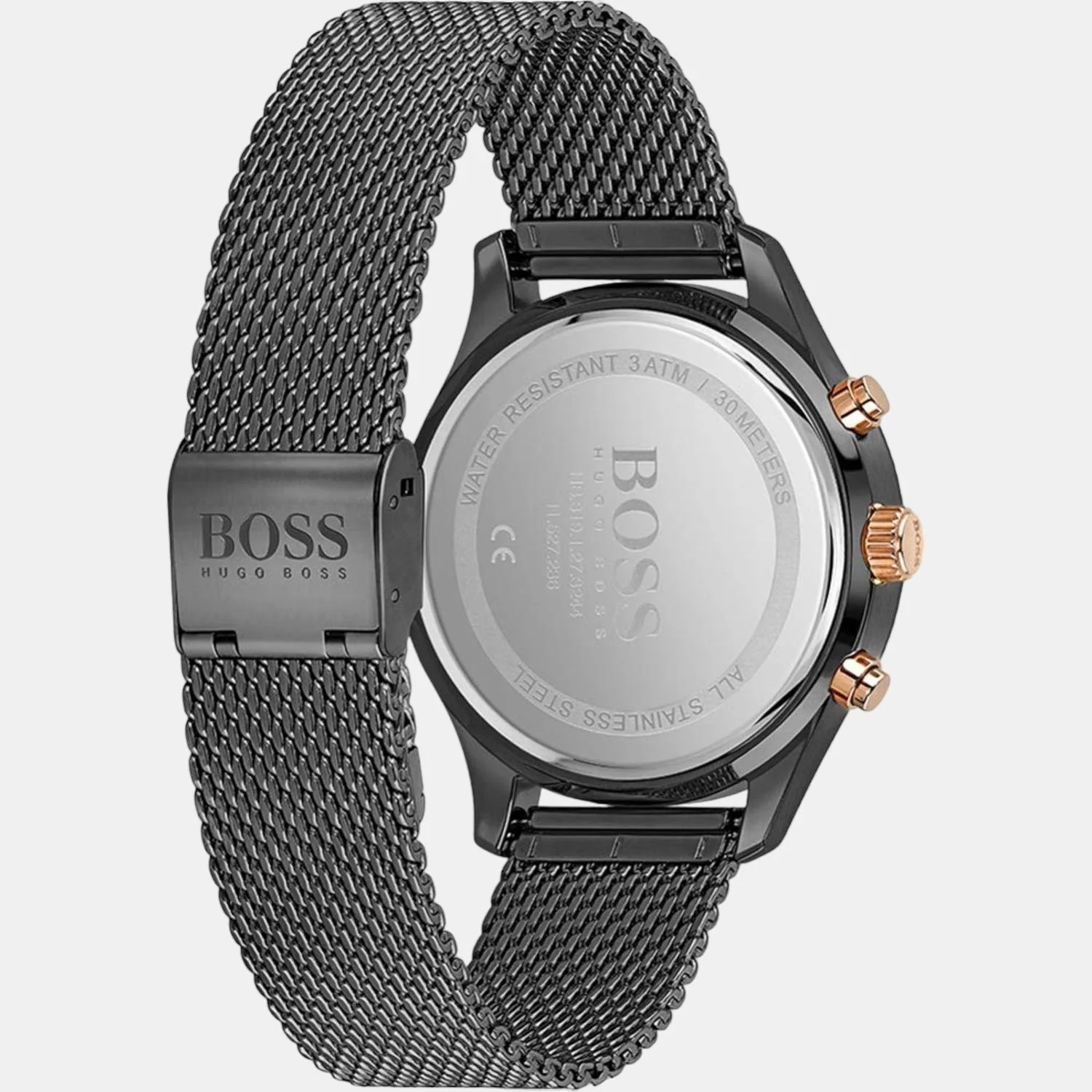 Associate Men Quartz Black Dial Chronograph Stainless Steel Watch 1513811 - Image 3