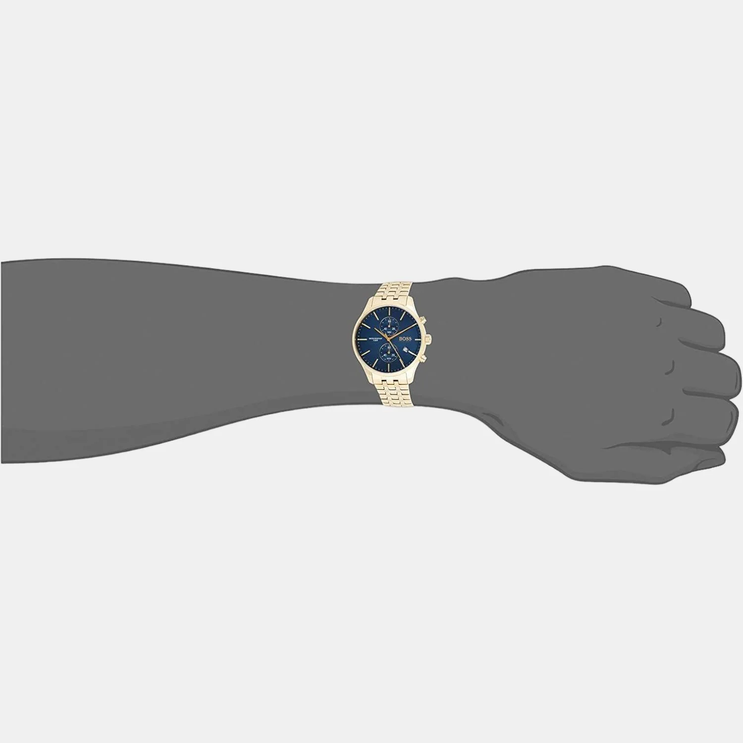 Associate Men Quartz Blue Dial Chronograph Stainless Steel Watch 1513841 - Image 6