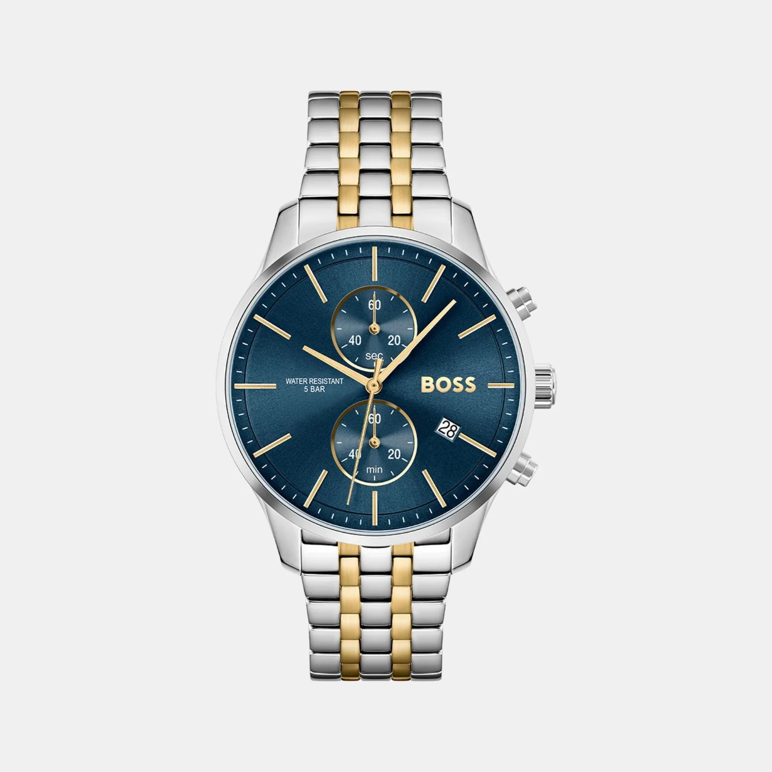 Associate Men Quartz Blue Dial Chronograph Stainless Steel Watch 1513976