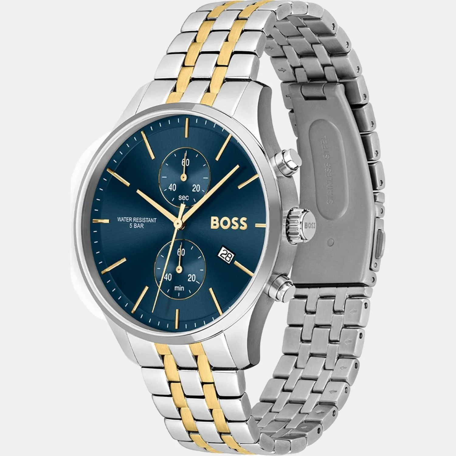 Associate Men Quartz Blue Dial Chronograph Stainless Steel Watch 1513976 - Image 2