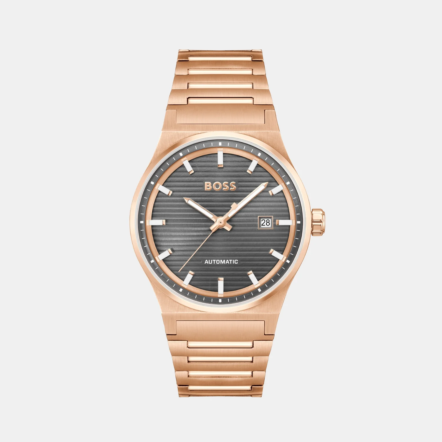 Candor Men Automatic Grey Dial Analog Stainless Steel Watch 1514185