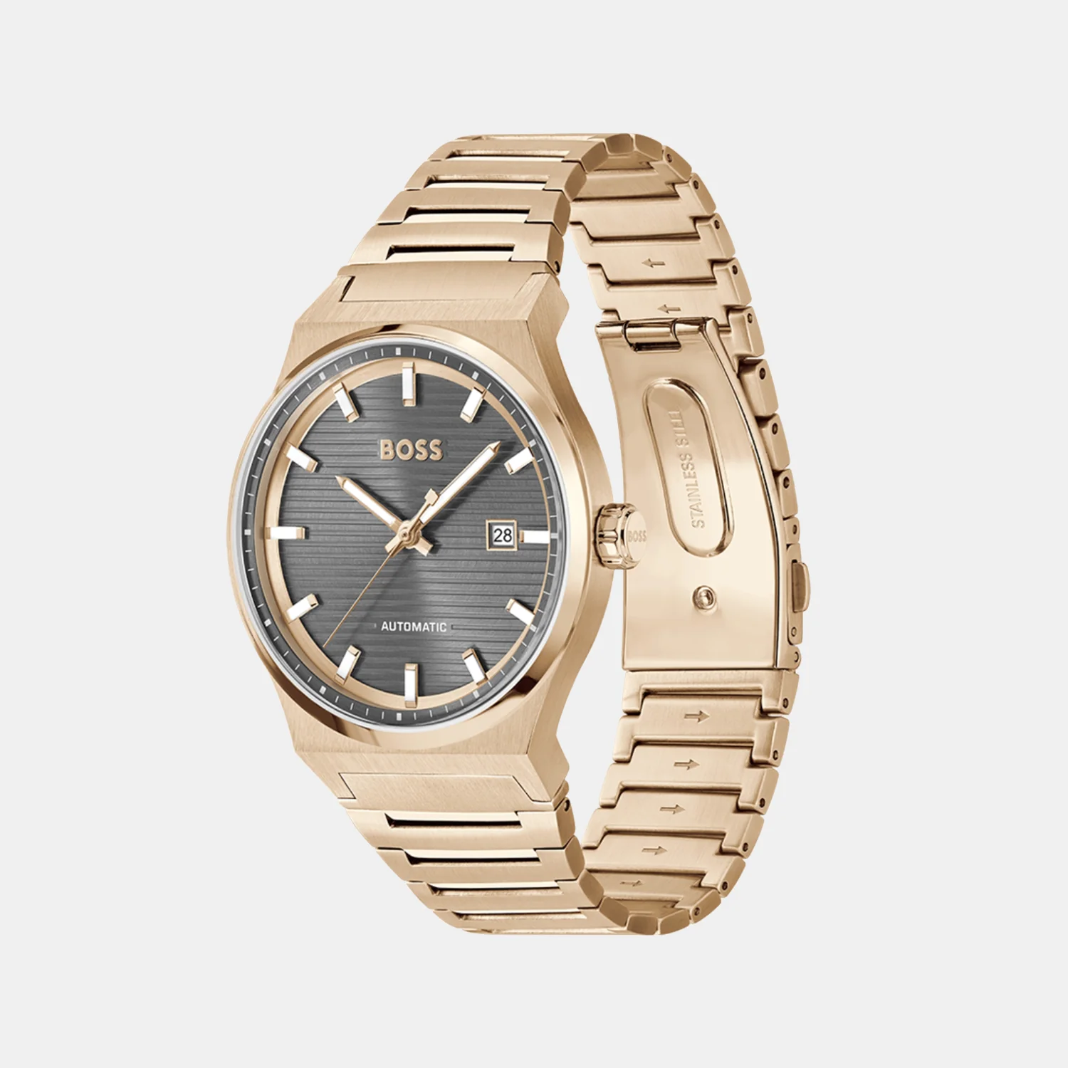 Candor Men Automatic Grey Dial Analog Stainless Steel Watch 1514185 - Image 2