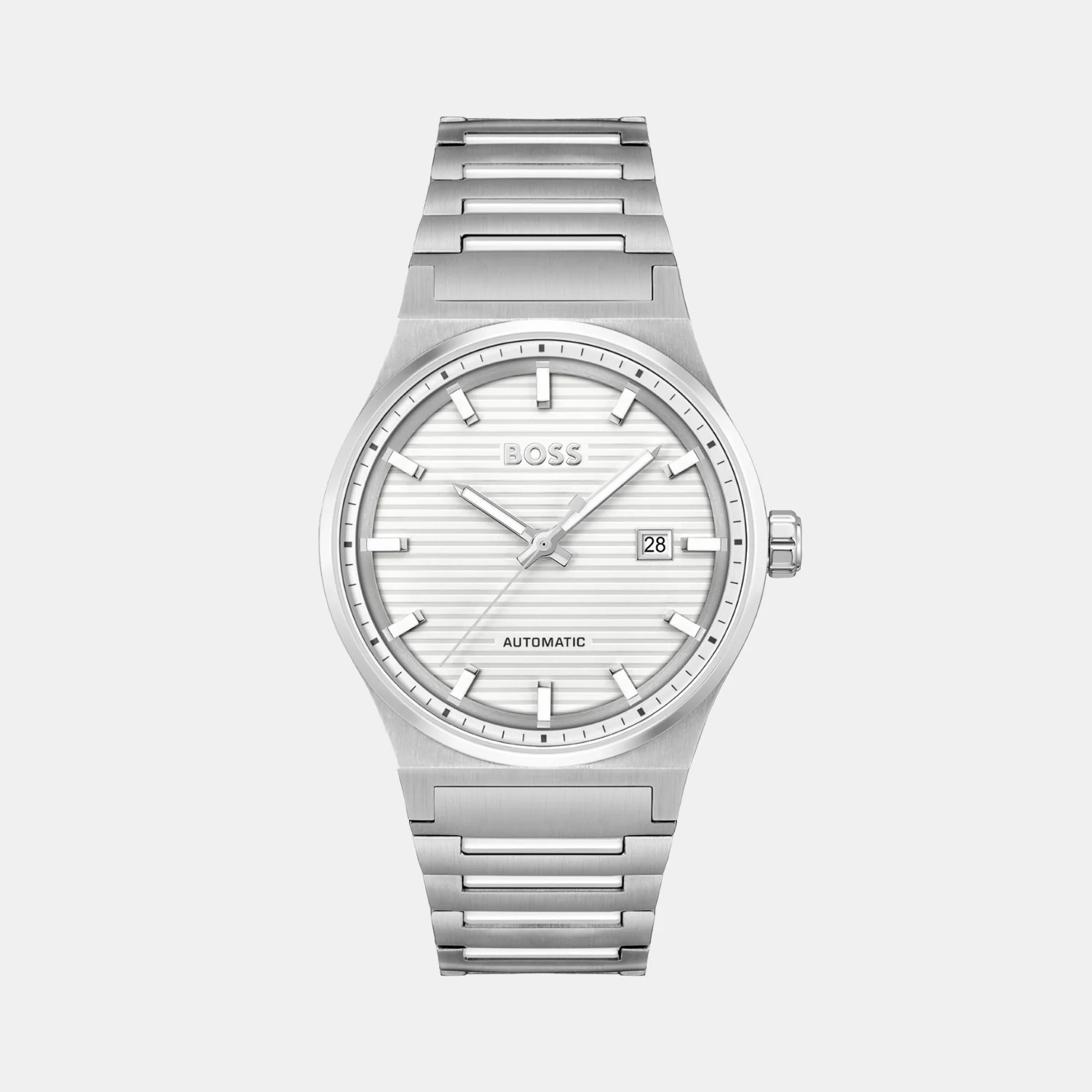Candor Men Automatic White Dial Analog Stainless Steel Watch 1514186