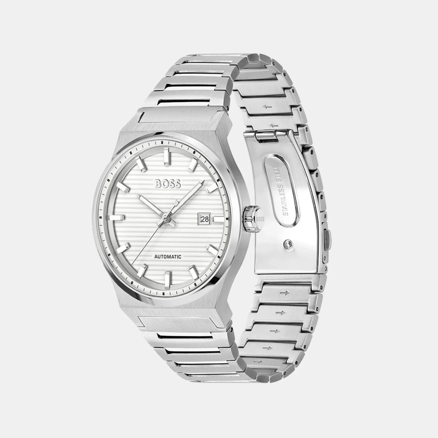 Candor Men Automatic White Dial Analog Stainless Steel Watch 1514186 - Image 2