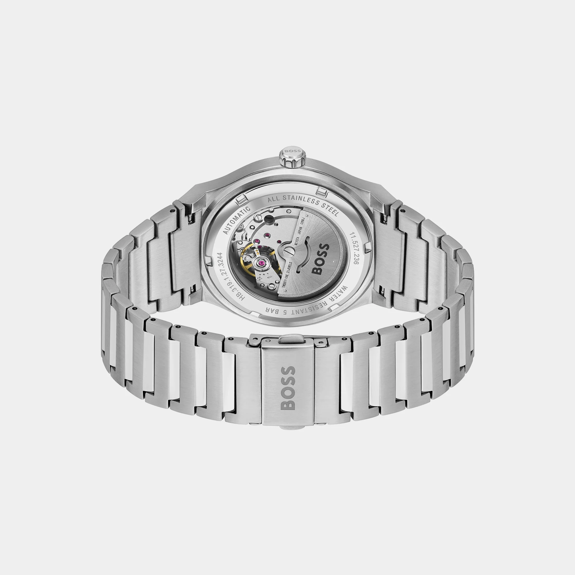 Candor Men Quartz Black Dial Analog Stainless Steel Watch 1514117 - Image 4