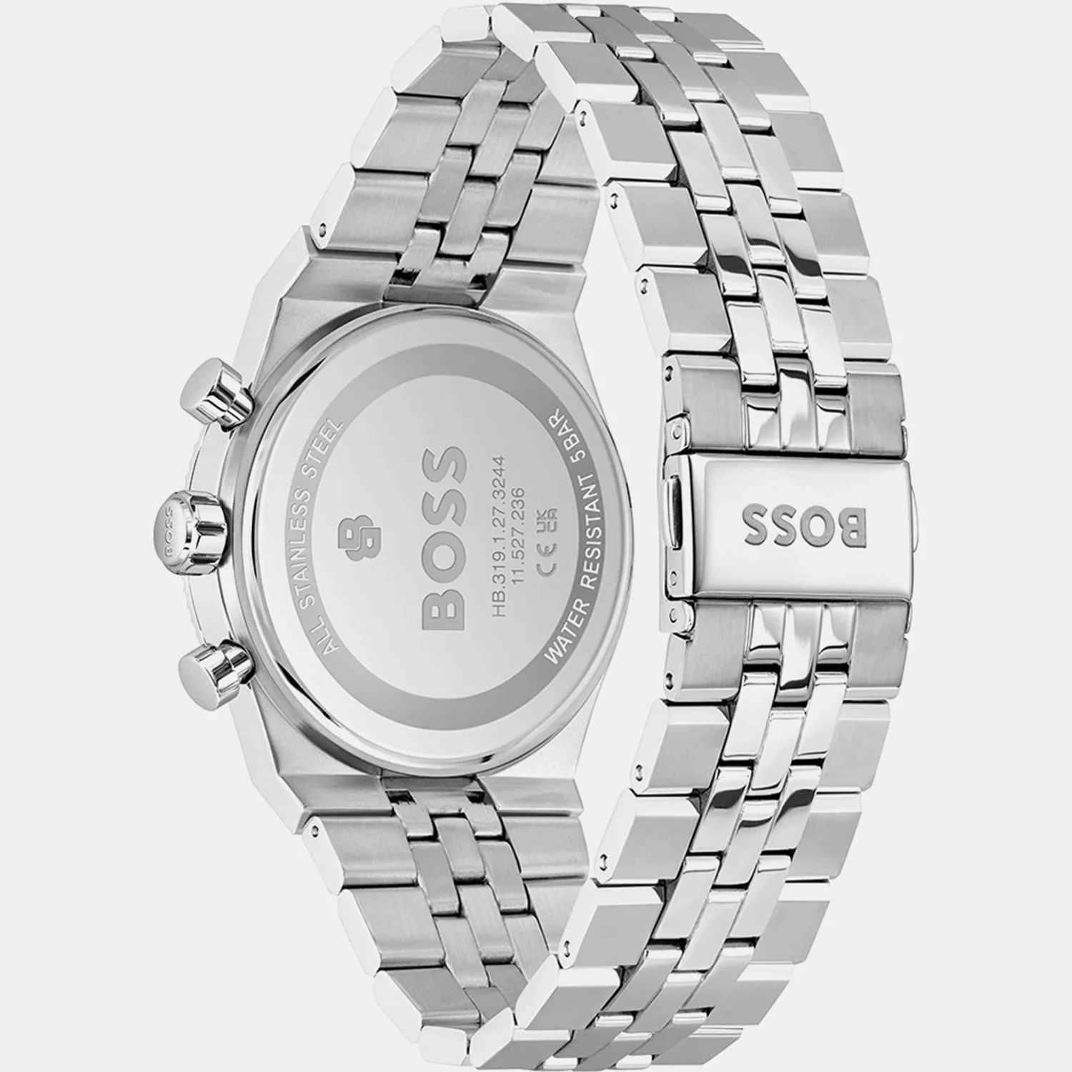 Candor Men Quartz Light Blue Dial Chronograph Stainless Steel Watch 1514306 - Image 3