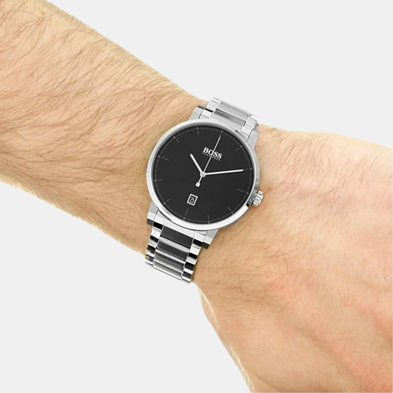 Confidence Men Quartz Black Dial Analog Stainless Steel Watch 1513792 - Image 4