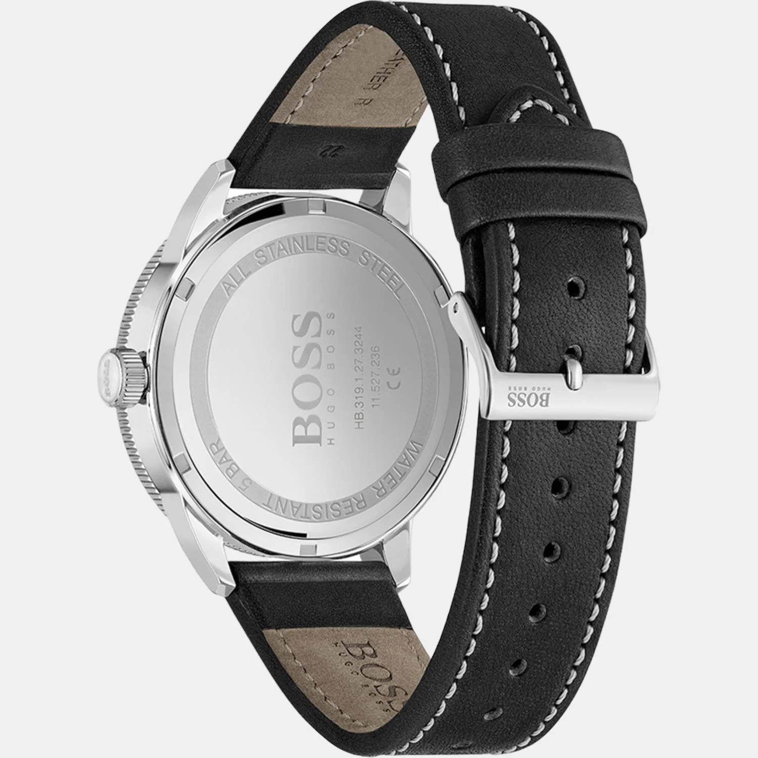 Drifter Men Quartz Black Dial Analog Leather Watch 1513898 - Image 3