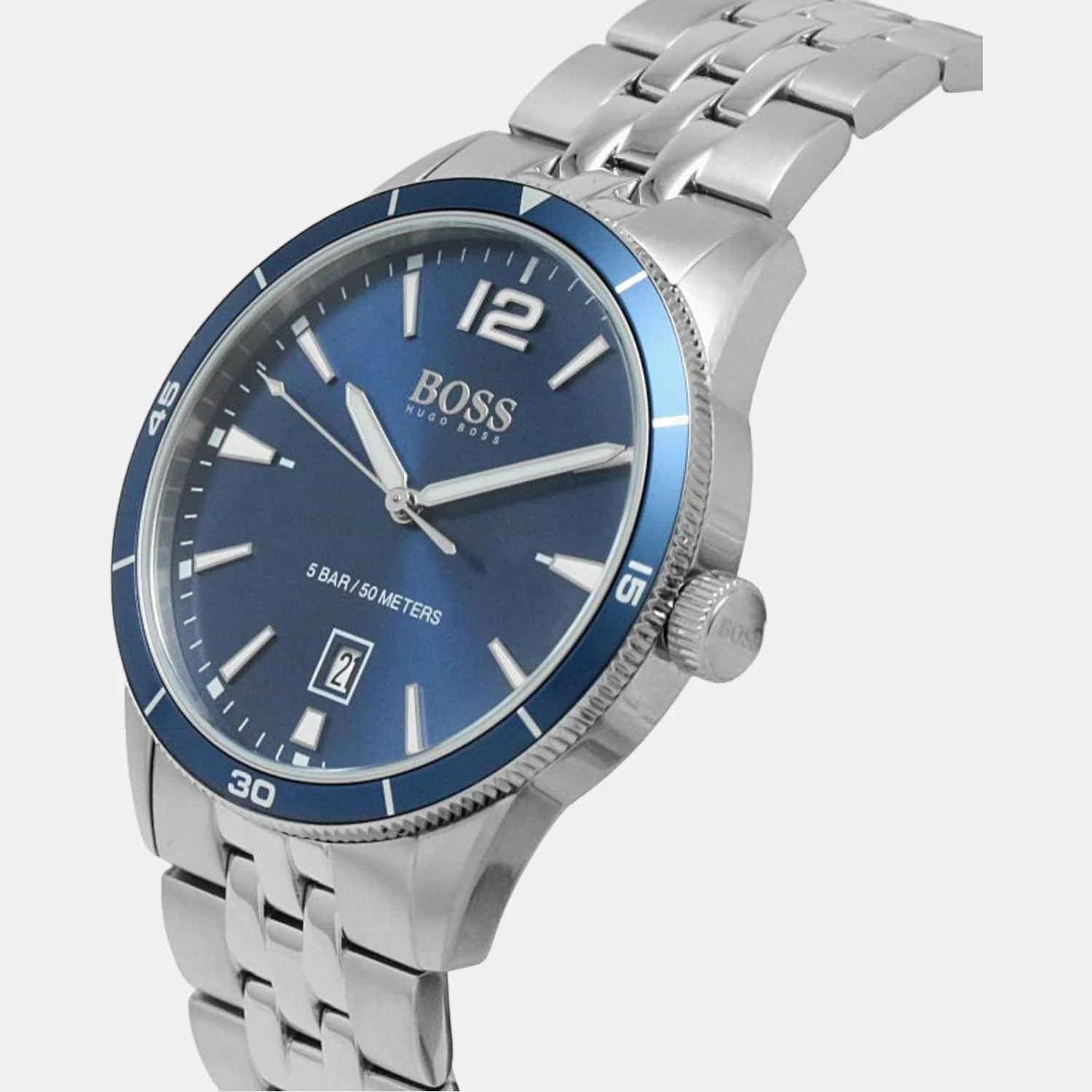 Drifter Men Quartz Blue Dial Analog Stainless Steel Watch 1513902 - Image 4