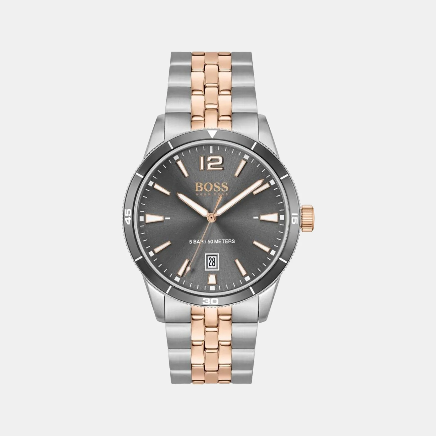 Drifter Men Quartz Grey Dial Analog Stainless Steel Watch 1513903