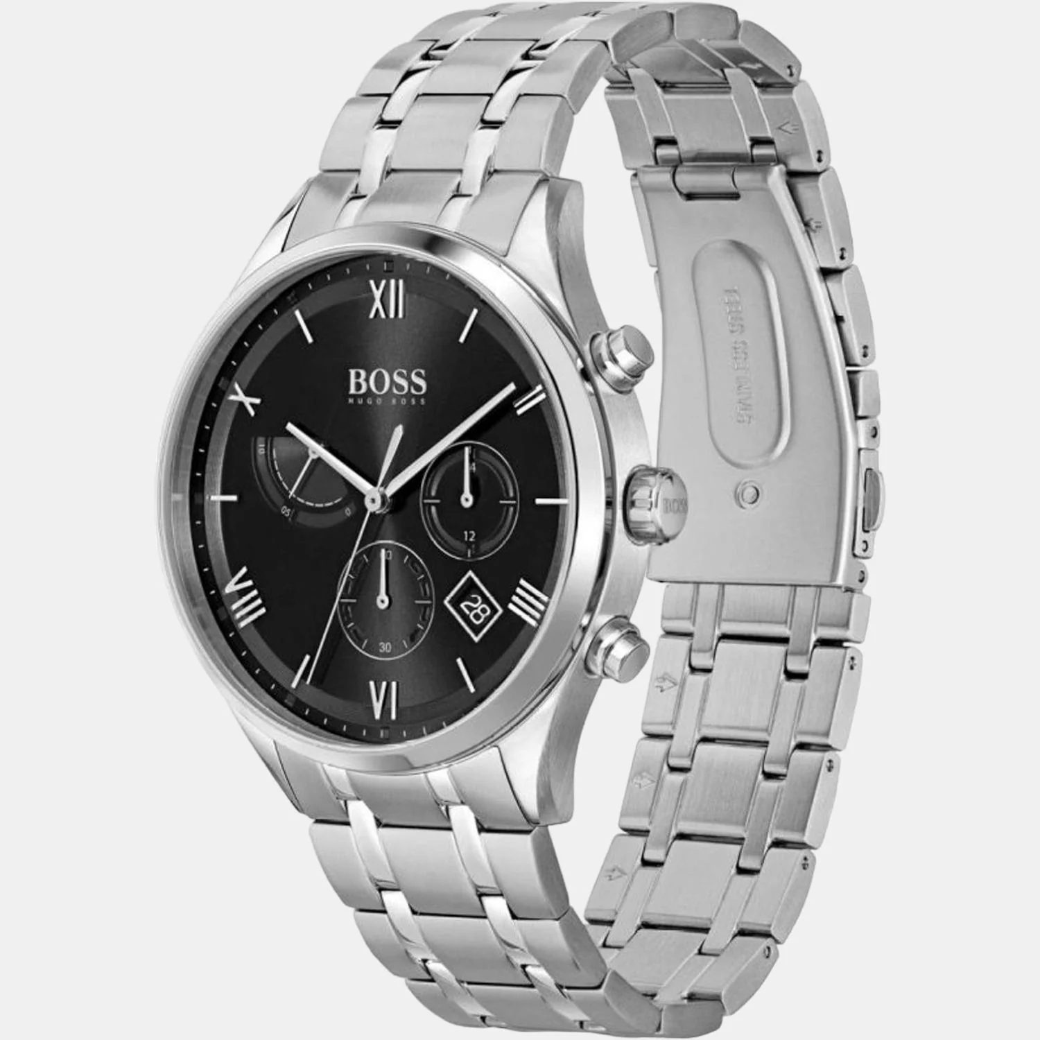 Gallant Men Quartz Black Dial Analog Stainless Steel Watch 1513891 - Image 2