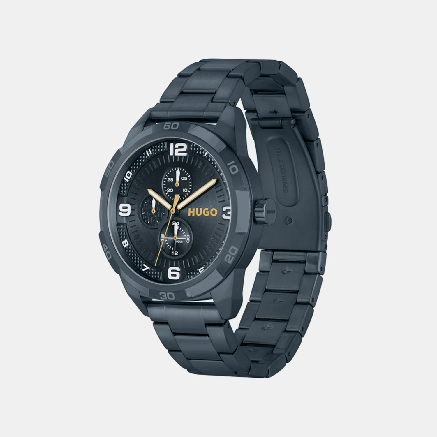 Grip Men Quartz Blue Dial Analog Stainless Steel Watch 1530278 - Image 3