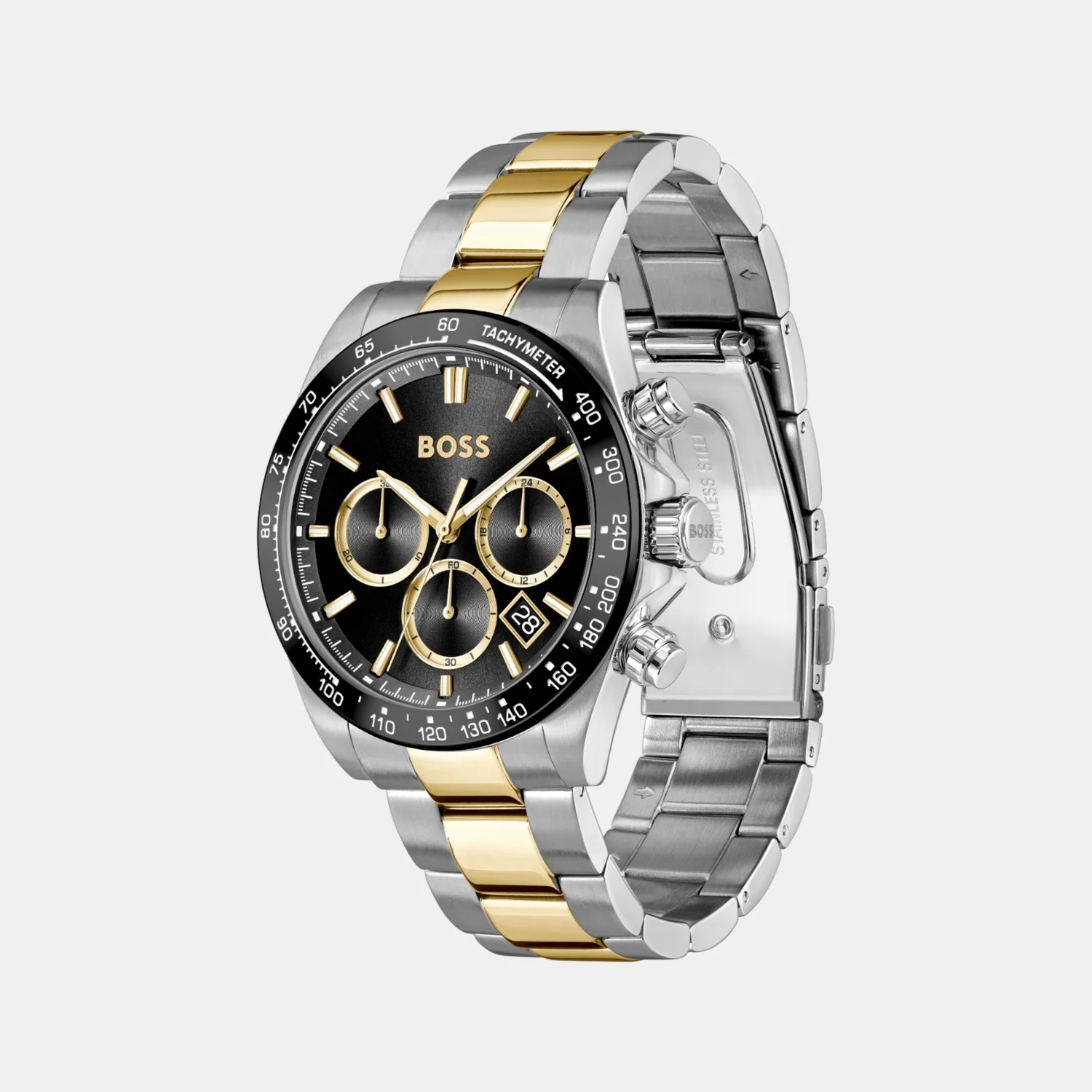 Hero 2.0 Men Quartz Black Dial Chronograph Stainless Steel Watch 1514269 - Image 3