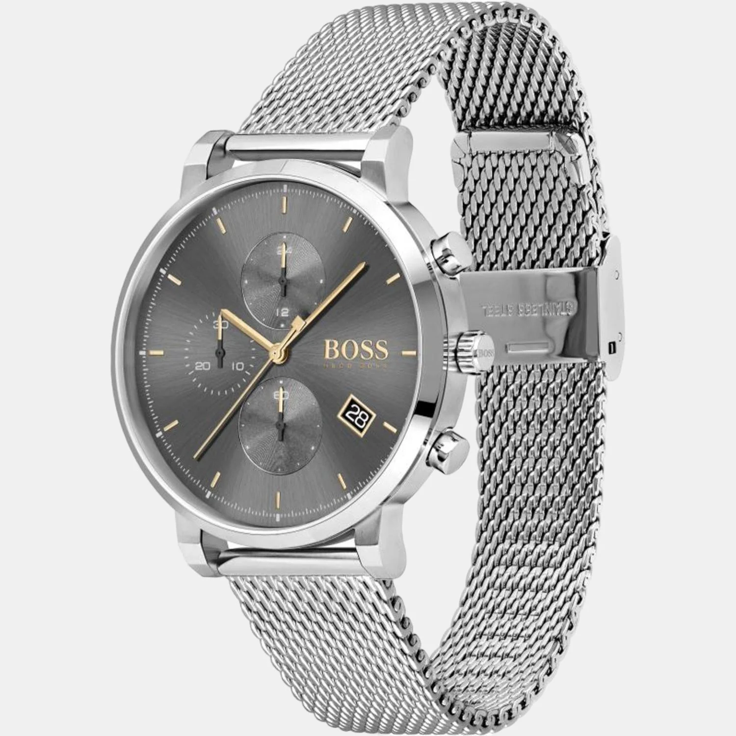 Integrity Men Quartz Grey Dial Analog Stainless Steel Watch 1513807 - Image 3