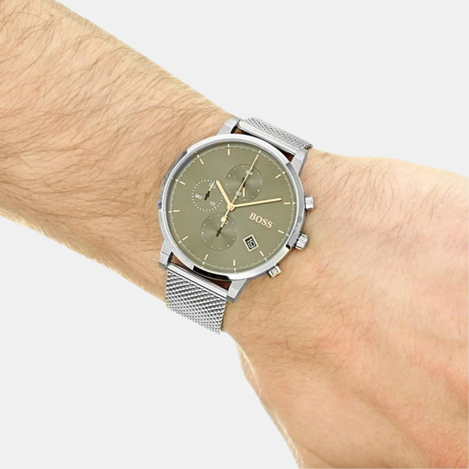 Integrity Men Quartz Grey Dial Analog Stainless Steel Watch 1513807 - Image 4