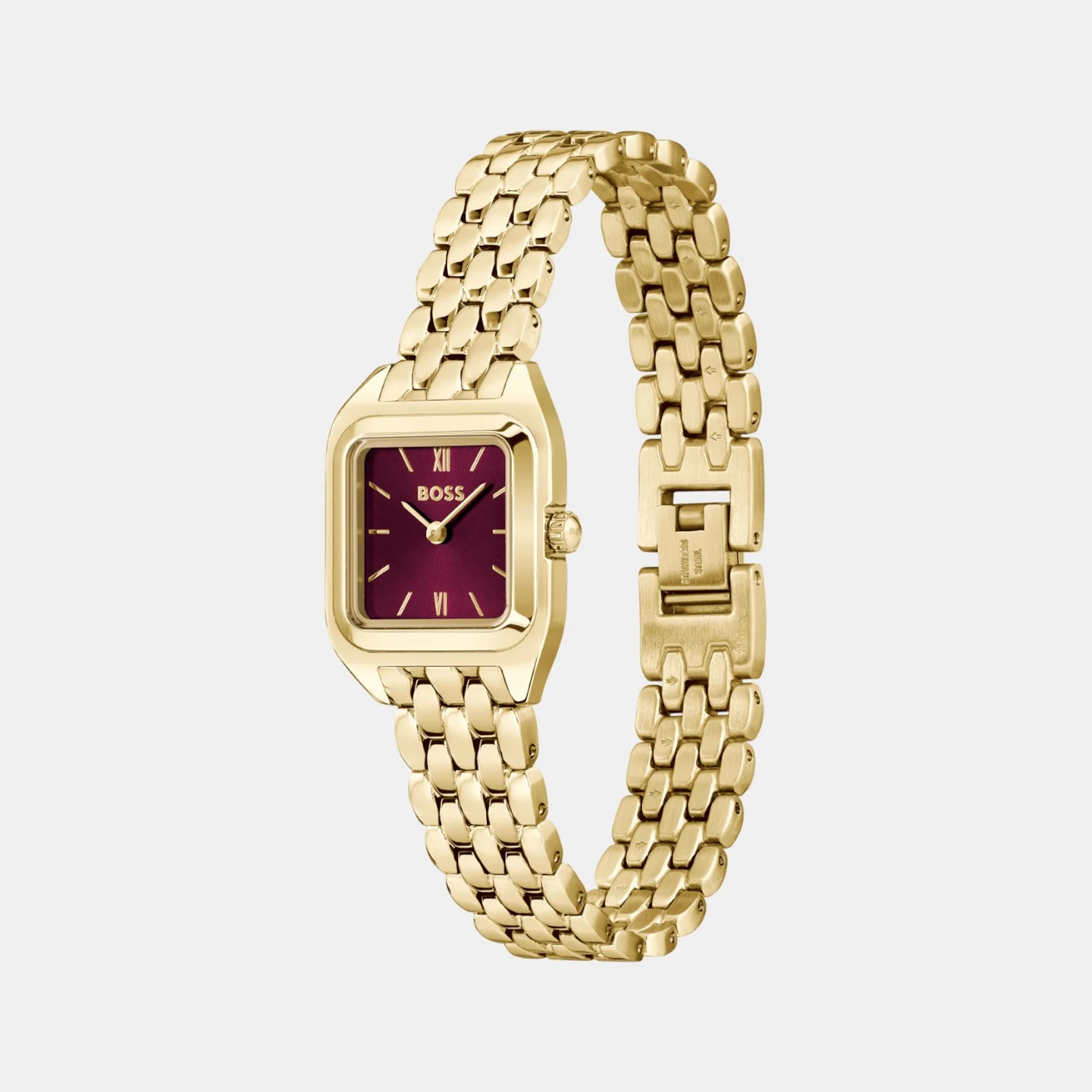 Mae Petite Women Quartz Cherry Dial Analog Stainless Steel Watch 1502824 - Image 2