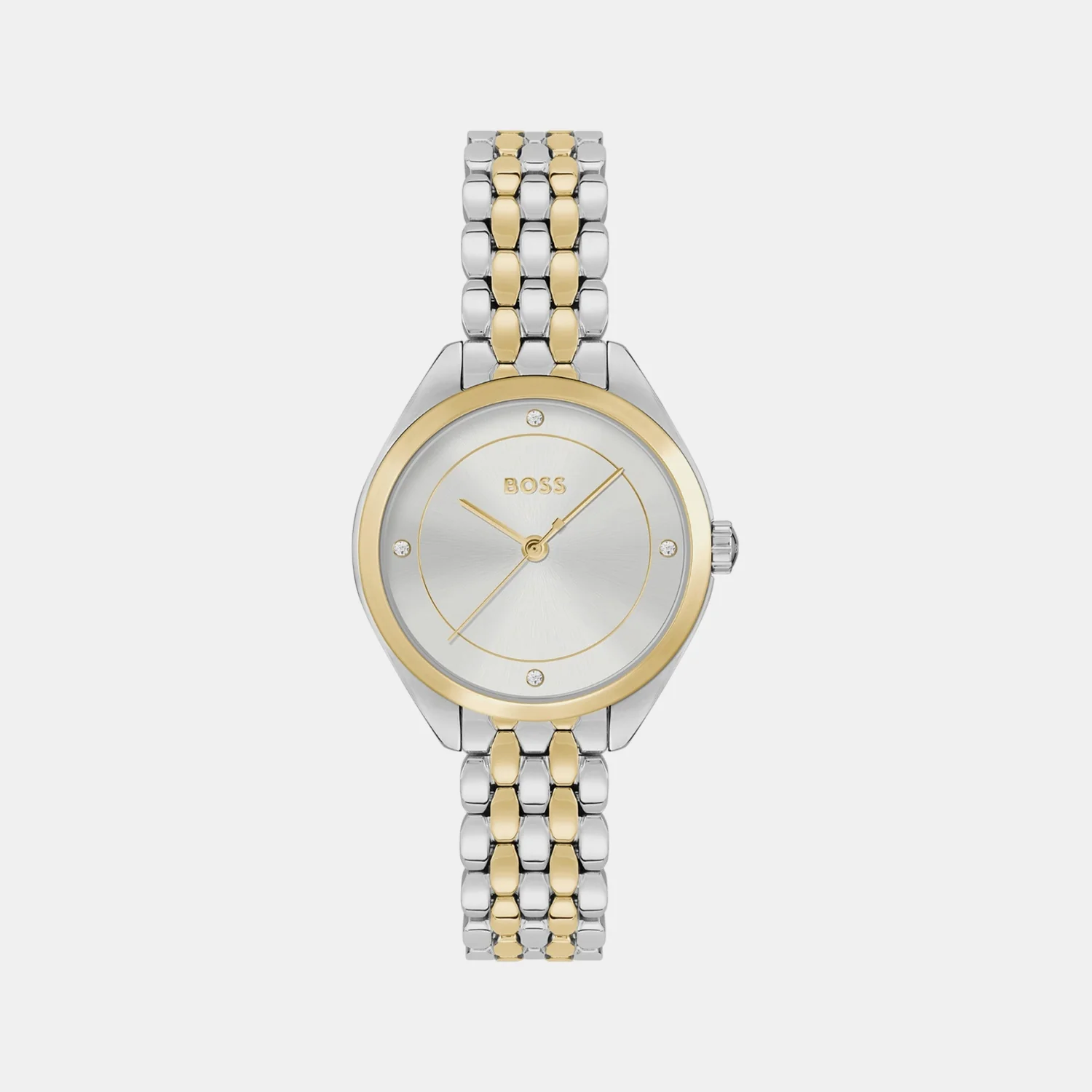 Mae Women Quartz Silver Dial Analog Stainless Steel Watch 1502724