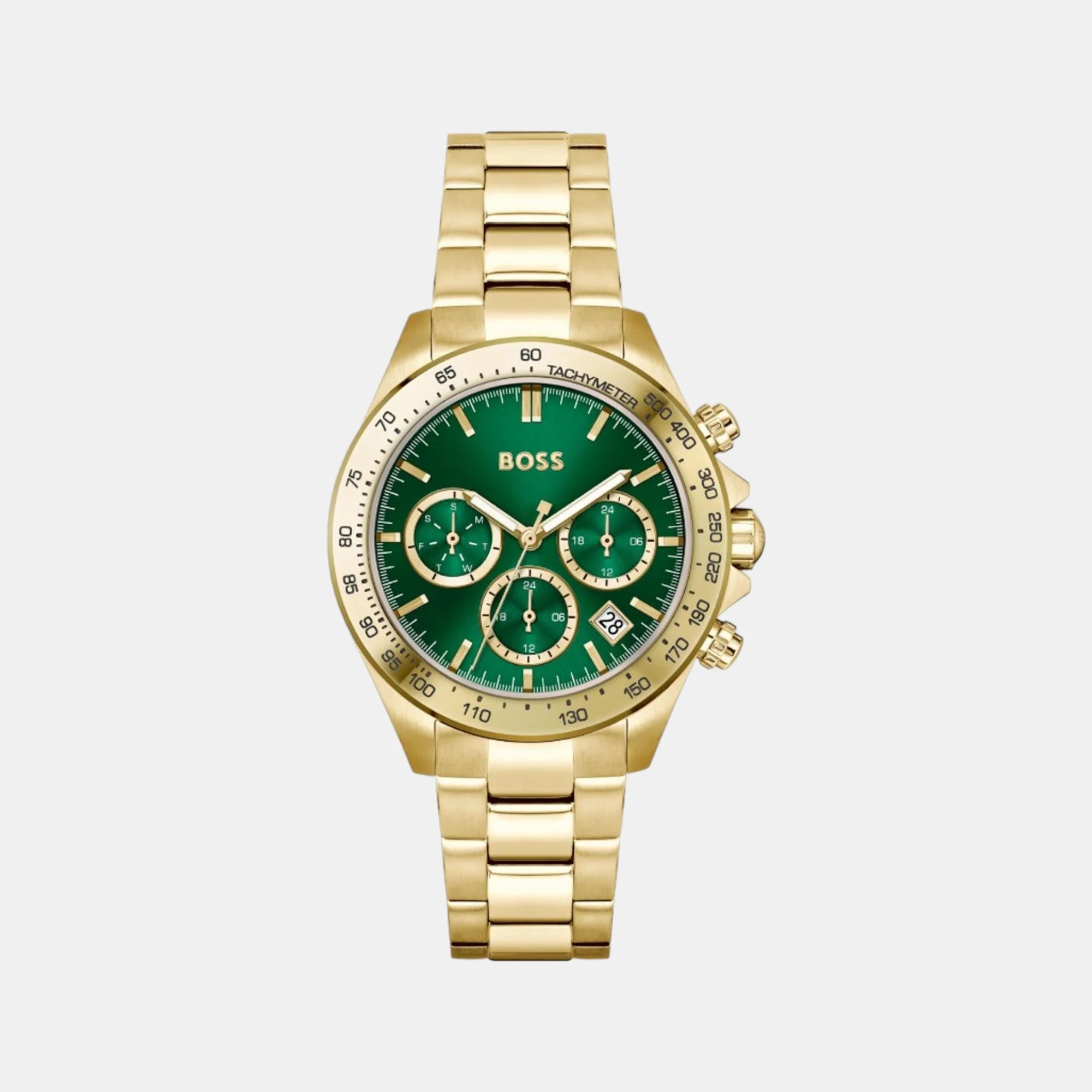 Novia - Le Women Quartz Green Dial Chronograph Stainless Steel Watch 1502750