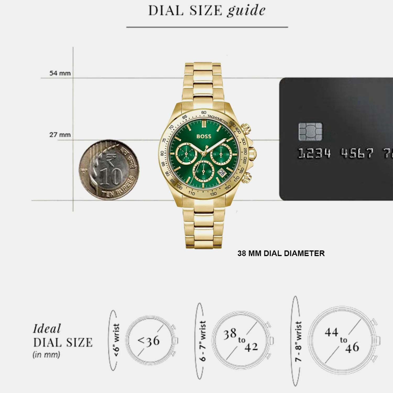 Novia - Le Women Quartz Green Dial Chronograph Stainless Steel Watch 1502750 - Image 5