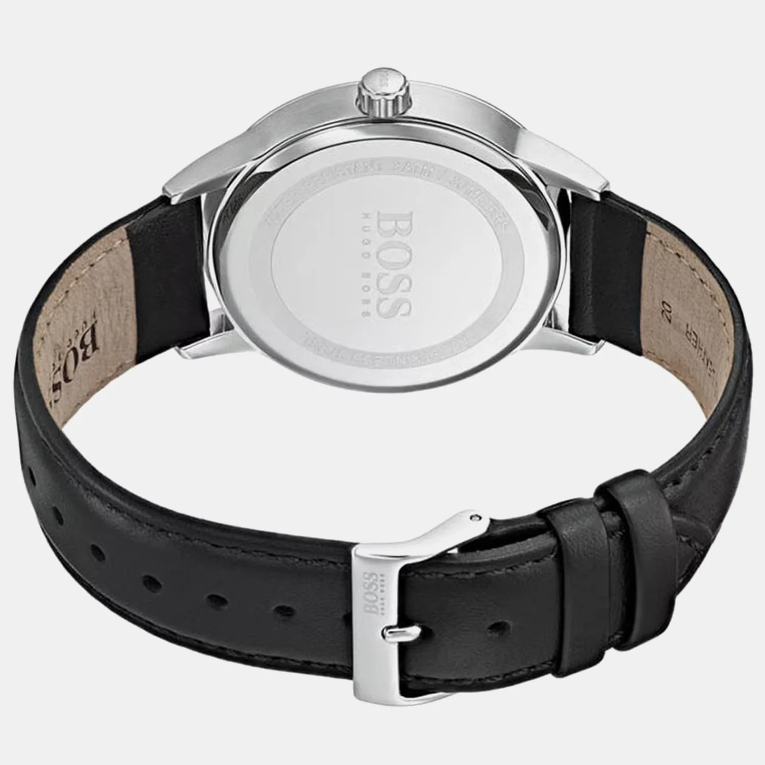 Officer Men Quartz Black Dial Analog Leather Watch 1513611 - Image 4