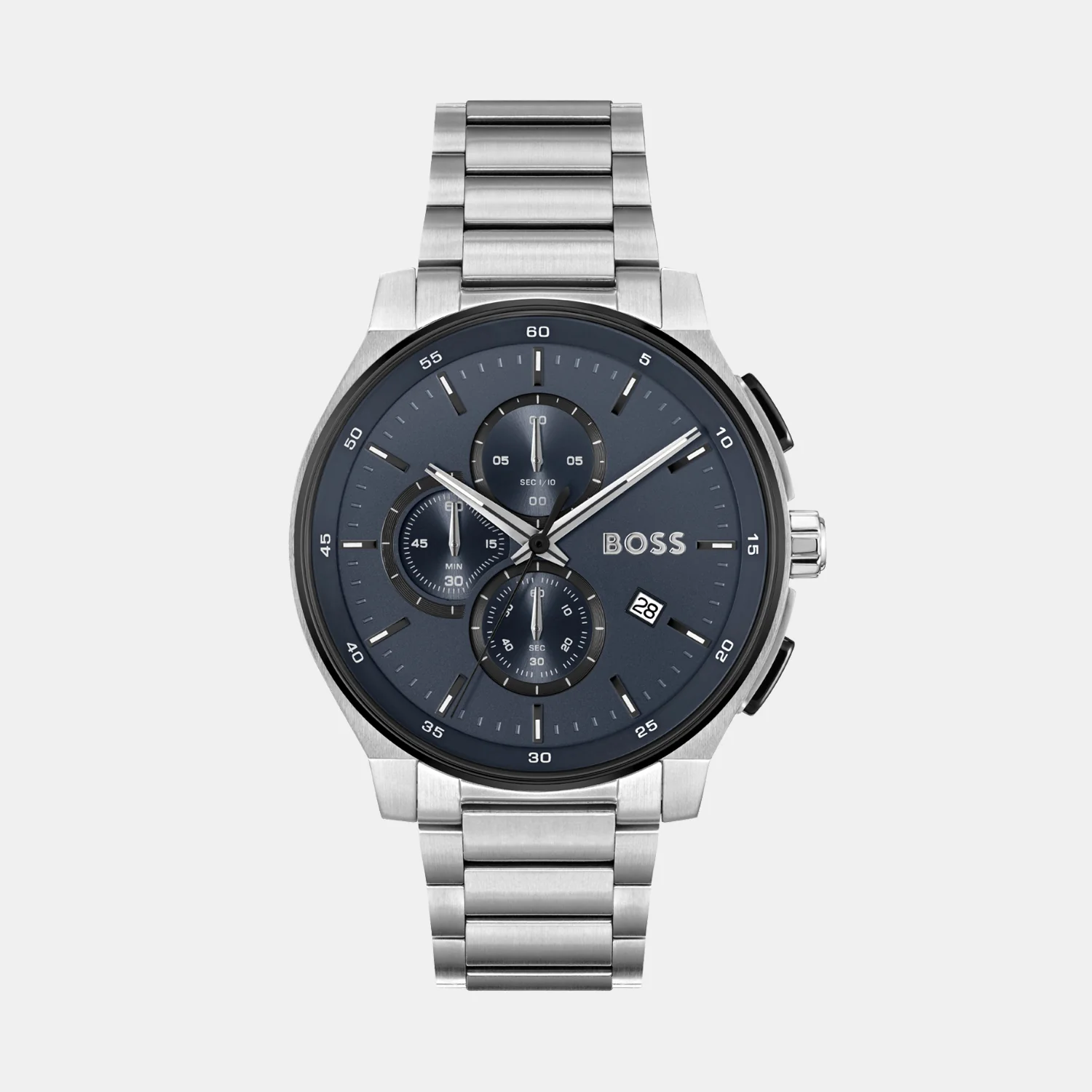 Peak 2.0 Men Quartz Blue Dial Chronograph Stainless Steel Watch 1514189